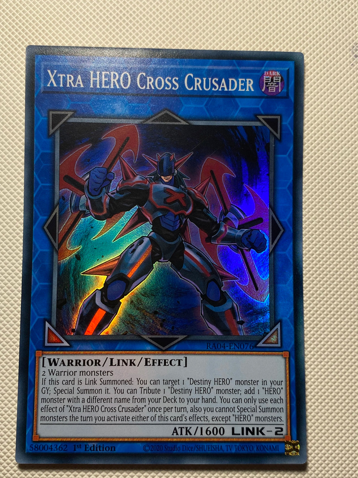 XTRA HERO CROSS CRUSADER Super Rare