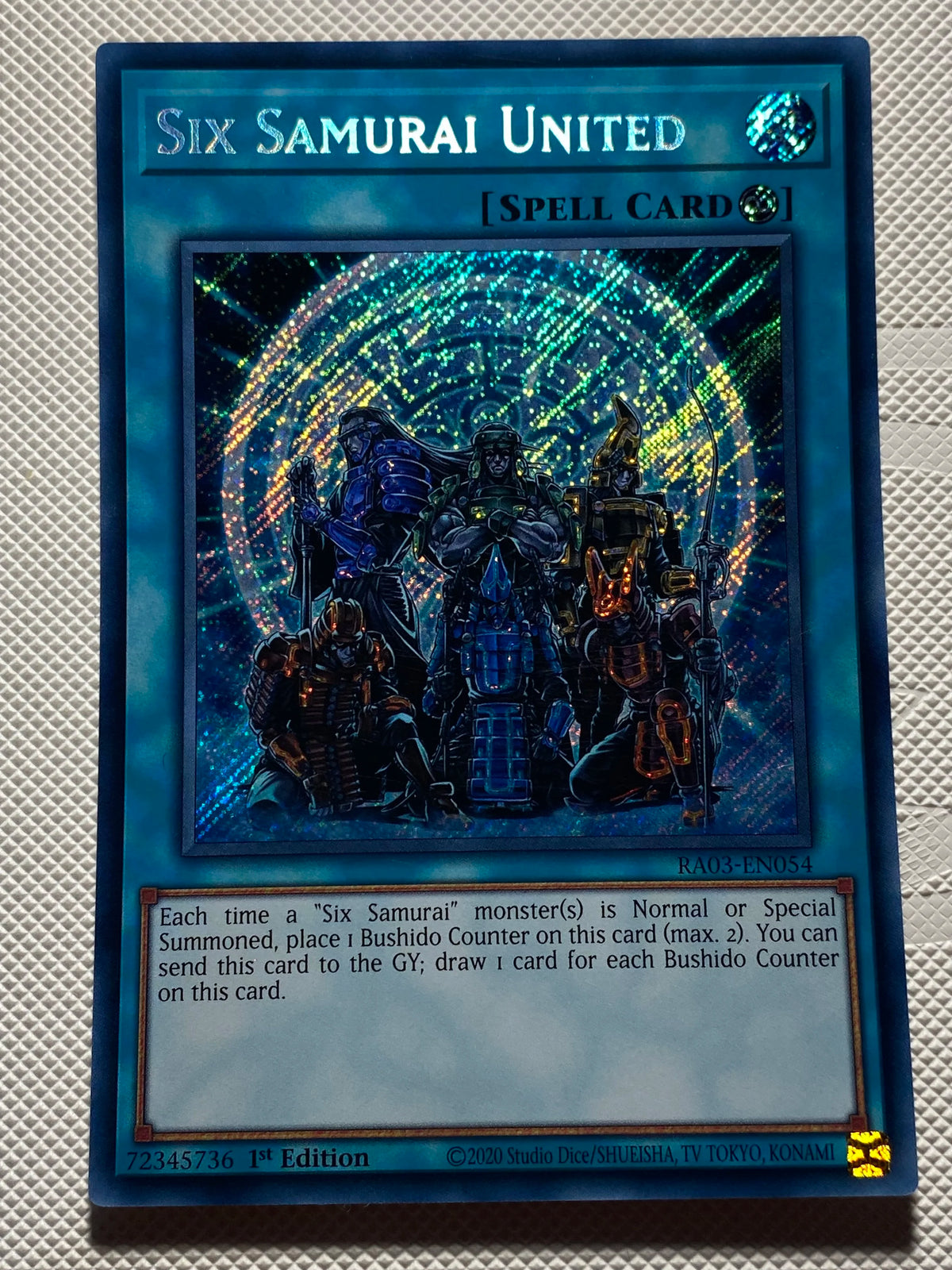 SIX SAMURAI UNITED Secret Rare