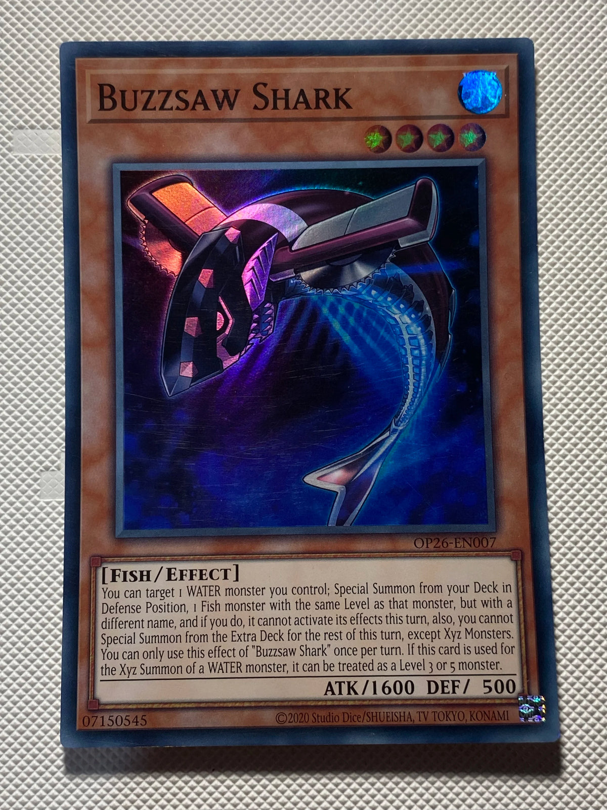 BUZZSAW SHARK Super Rare (HOLO SCRATCHED)