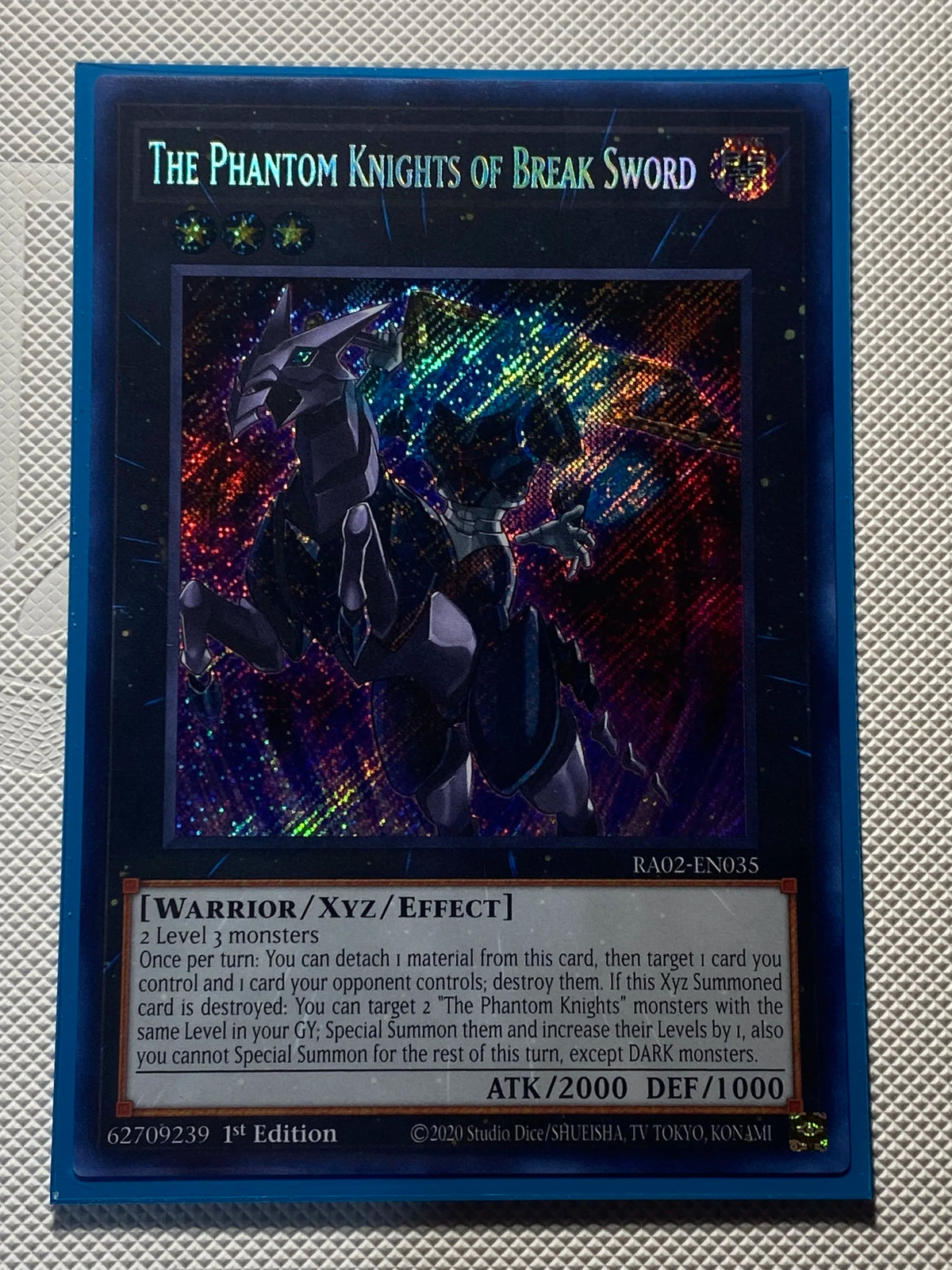 THE PHANTOM KNIGHTS OF BREAK SWORD (AMERICAN PRINT) Secret Rare