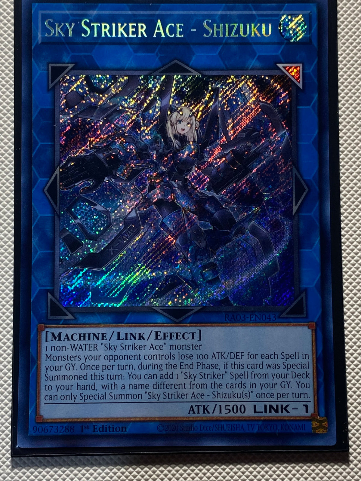 SKY STRIKER ACE - SHIZUKU (AMERICAN PRINT) Secret Rare