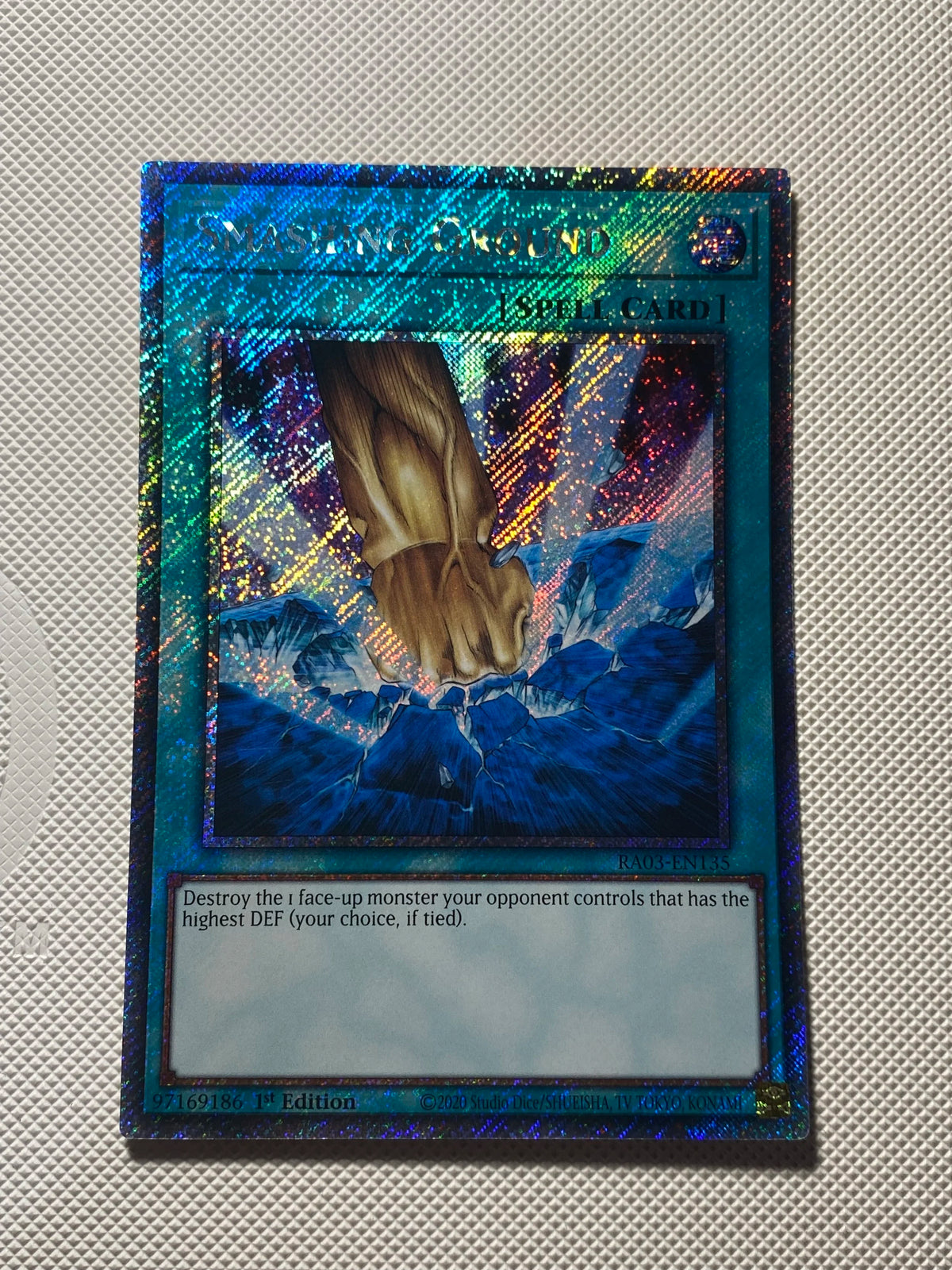 SMASHING GROUND Platinum Secret Rare