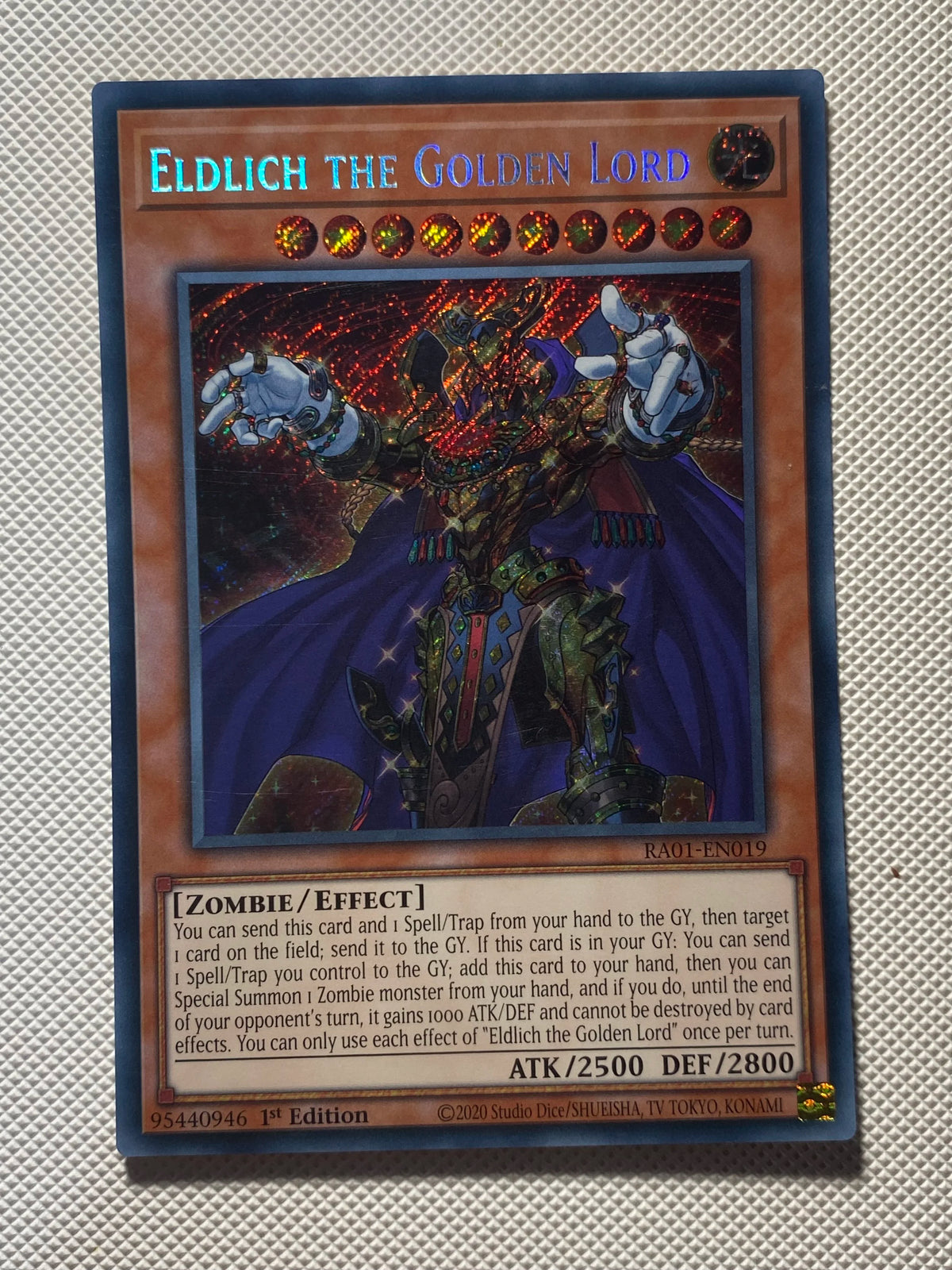 ELDLICH THE GOLDEN LORD Secret Rare