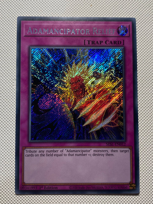 ADAMANCIPATOR RELIEF Secret Rare