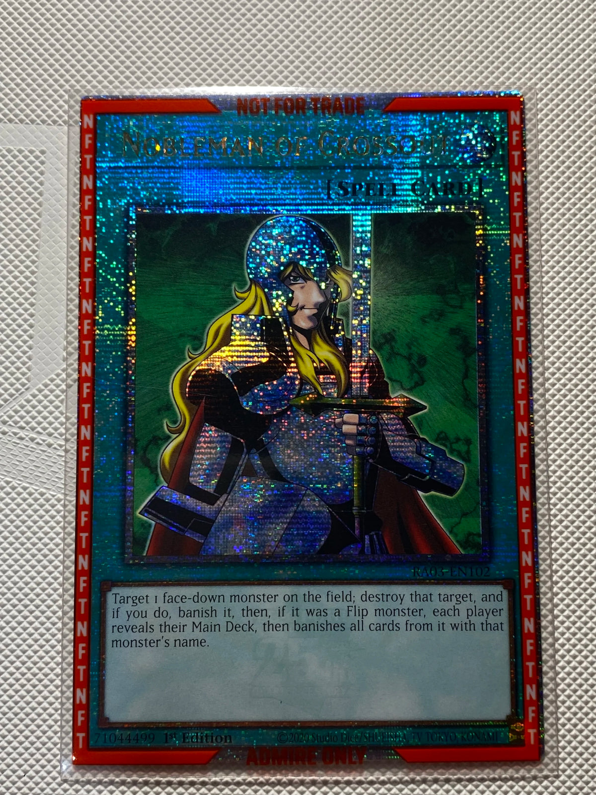 NOBLEMAN OF CROSSOUT (American Print) Quarter Century Secret Rare