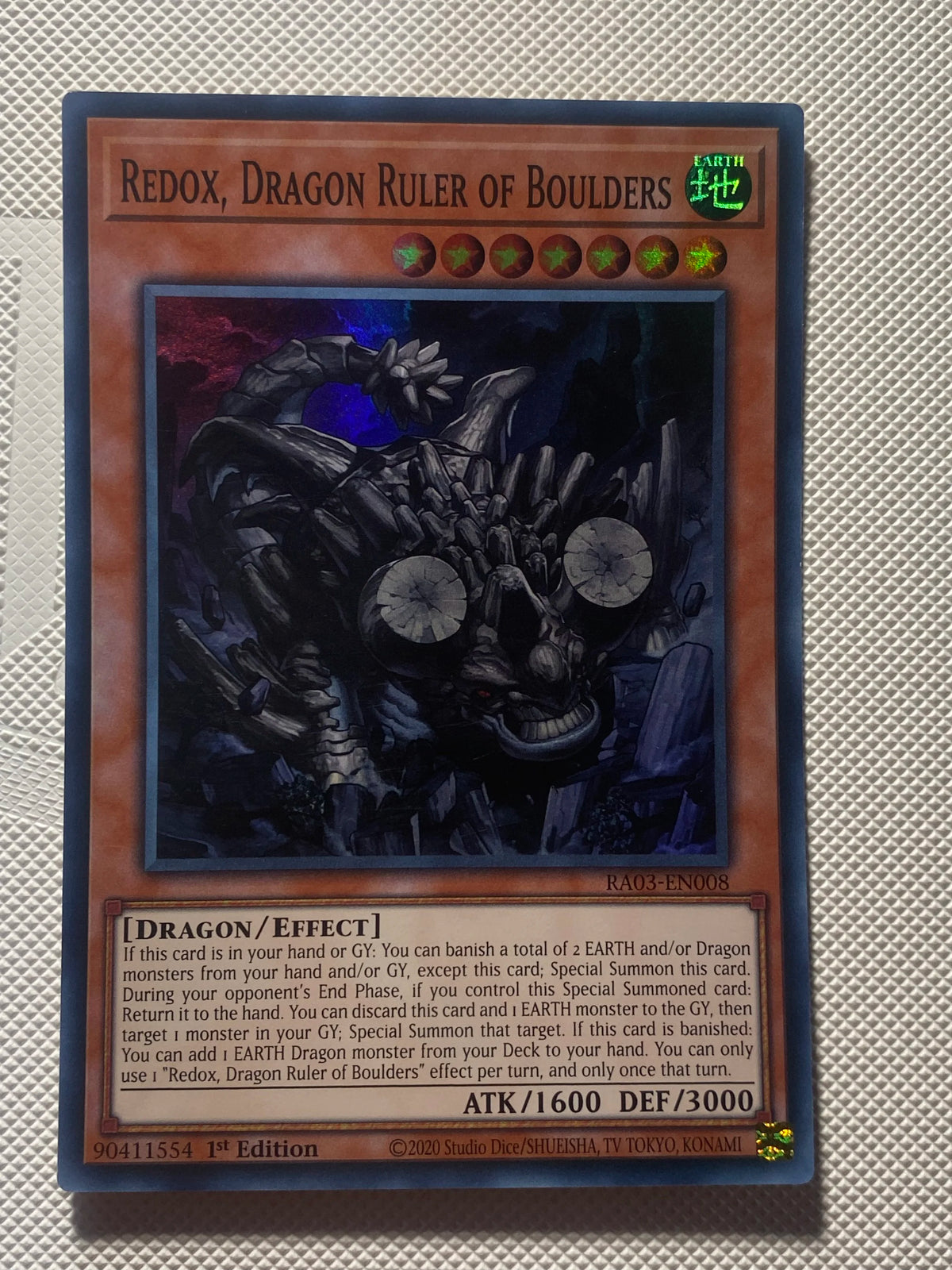 Redox, Dragon Ruler OF Boulders Super Rare Near Mint