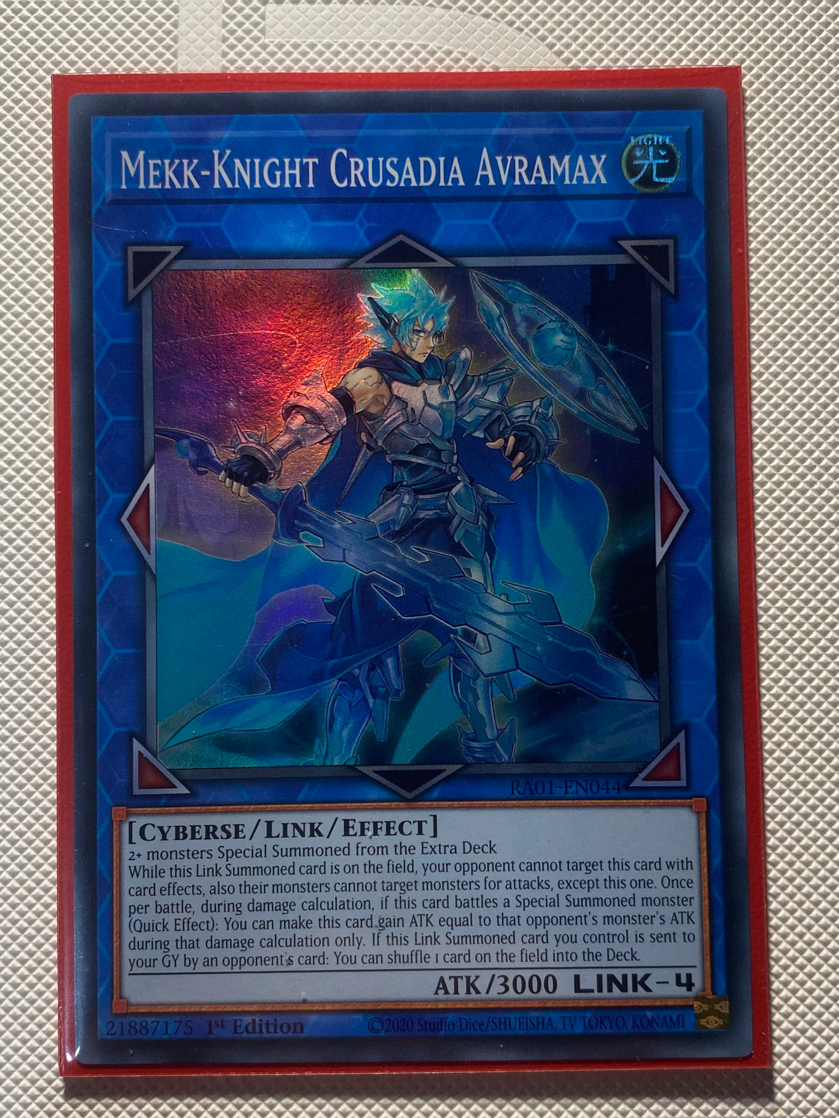 Mekk-knight Crusadia Avramax Super Rare Near Mint