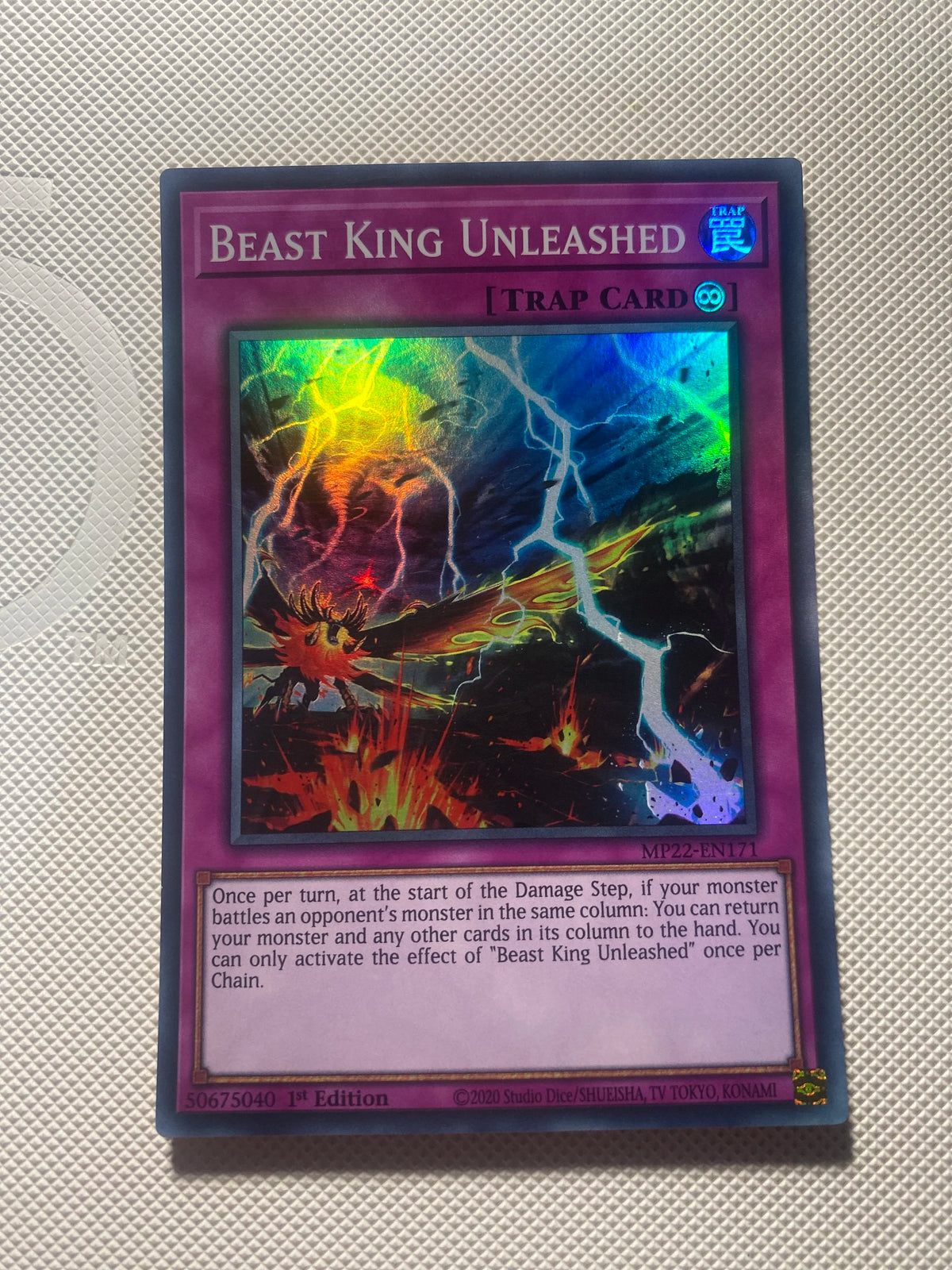 Beast King Unleashed Super Rare Near Mint