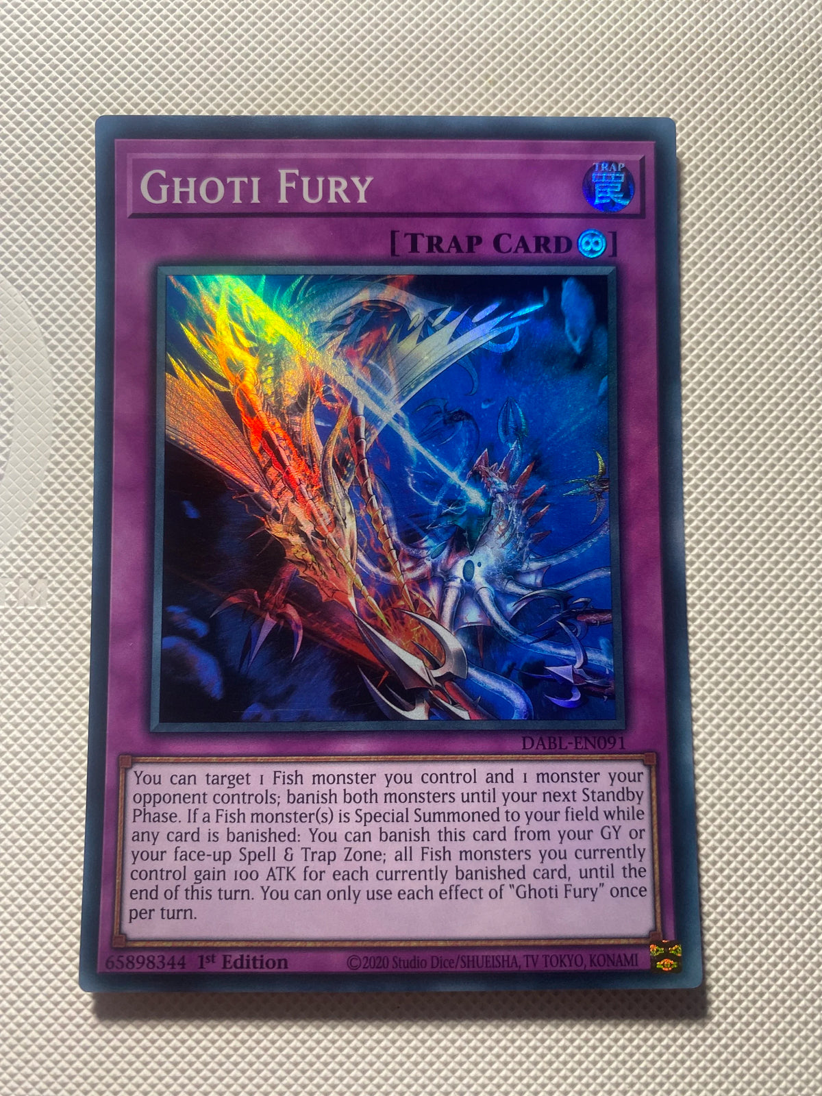 Ghoti Fury Super Rare Near Mint