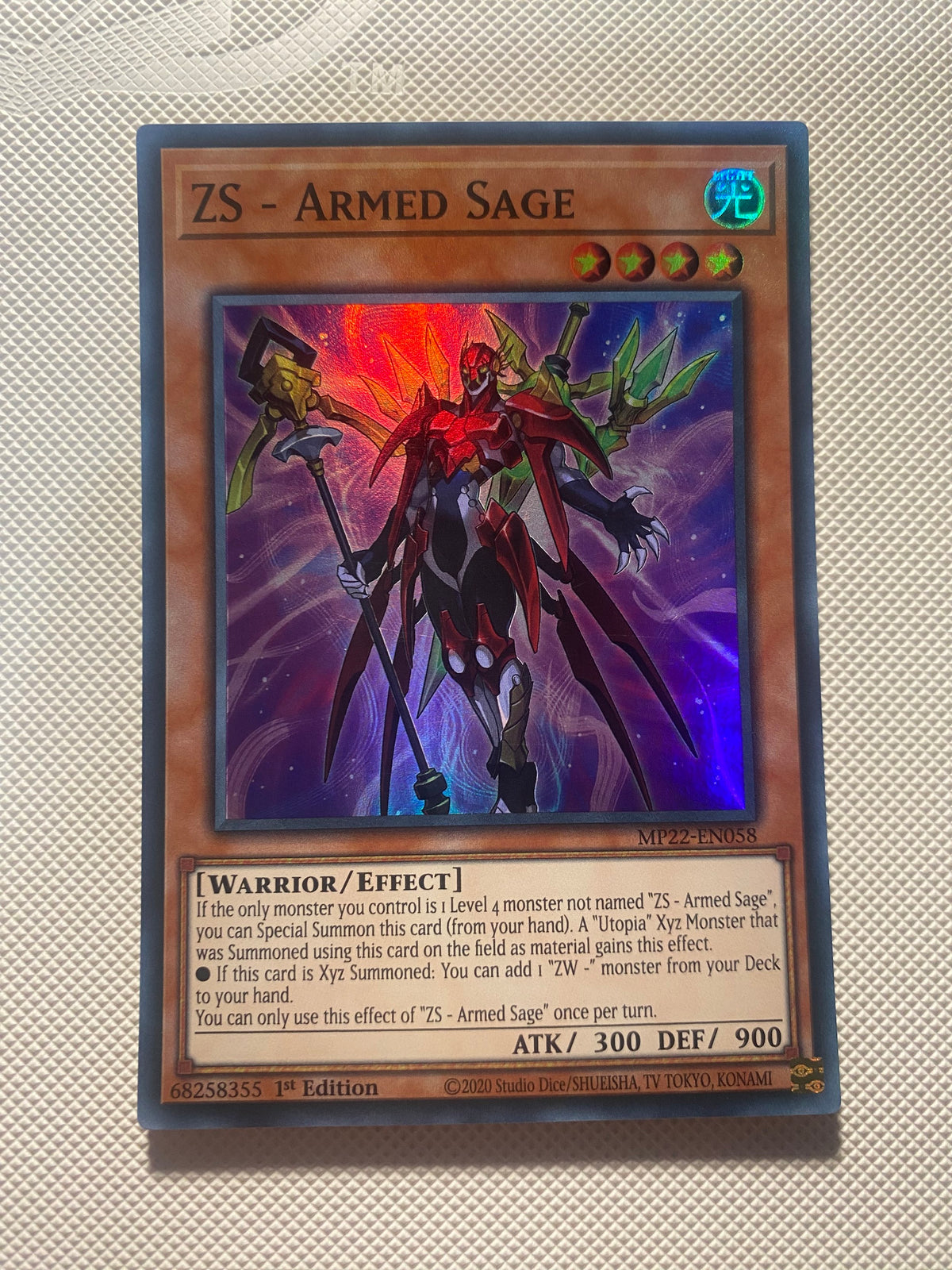 ZS - Armed Sage Super Rare Near Mint
