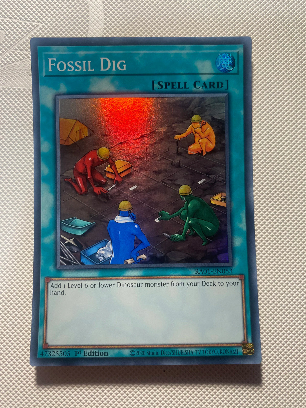 Fossil DIG Super Rare Near Mint