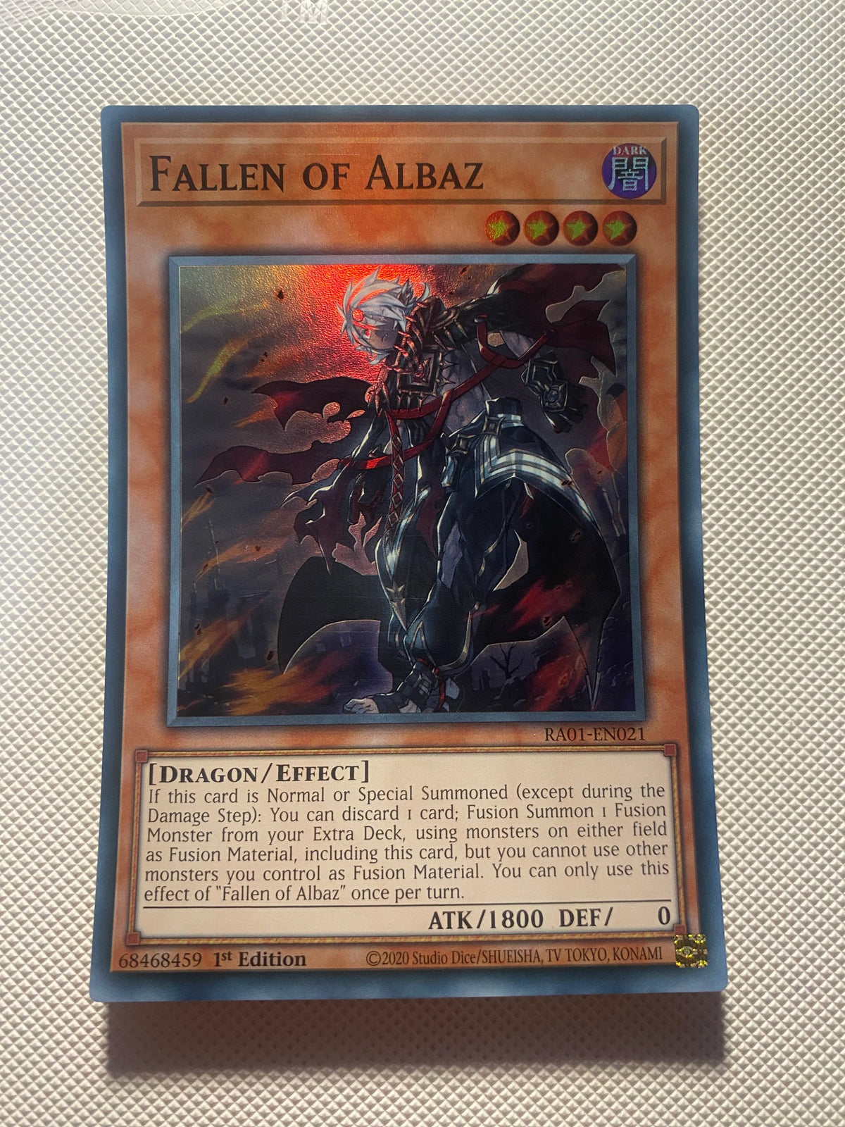 Fallen OF Albaz Super Rare Near Mint