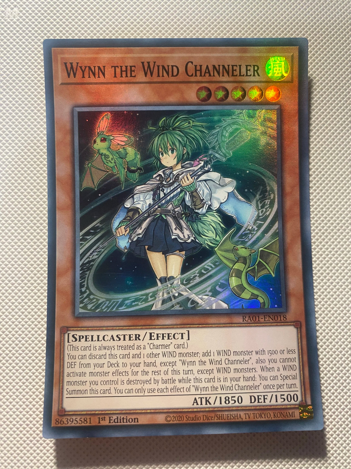 Wynn THE Wind Channeler Super Rare Near Mint