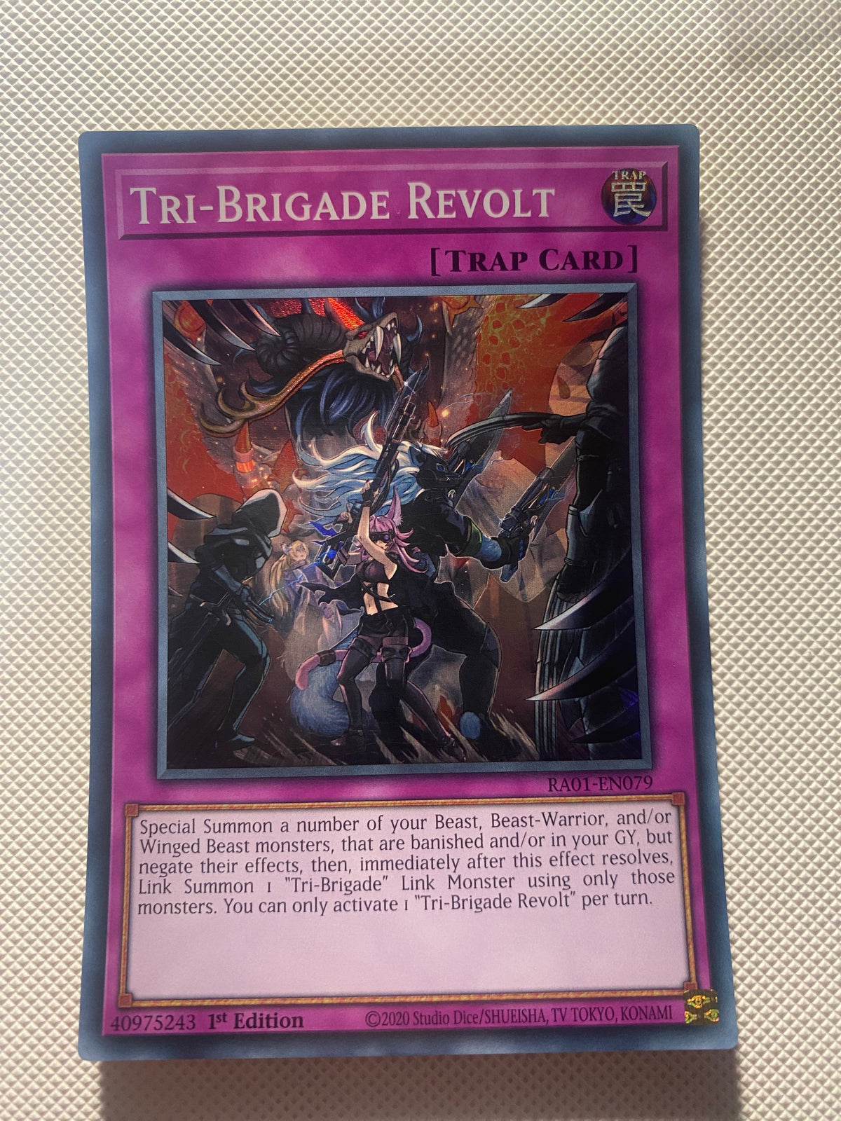 Tri-brigade Revolt Super Rare Near Mint