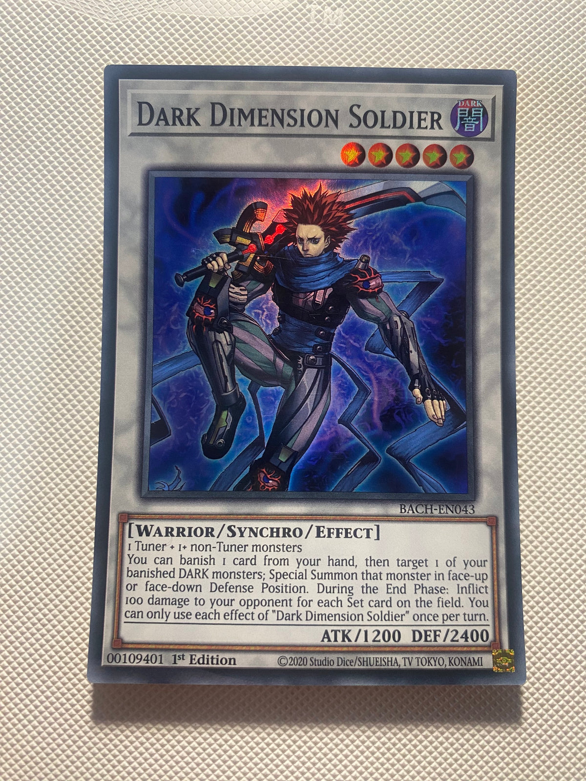 Dark Dimension Soldier Super Rare Near Mint