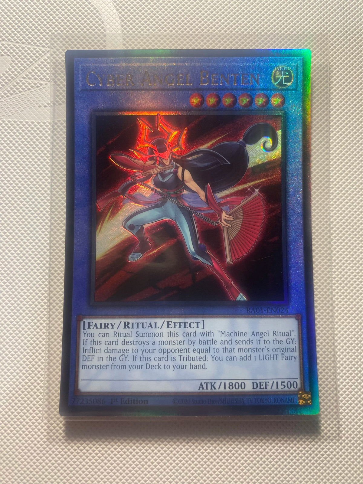 Cyber Angel Benten Prismatic Ultimate Rare Near Mint