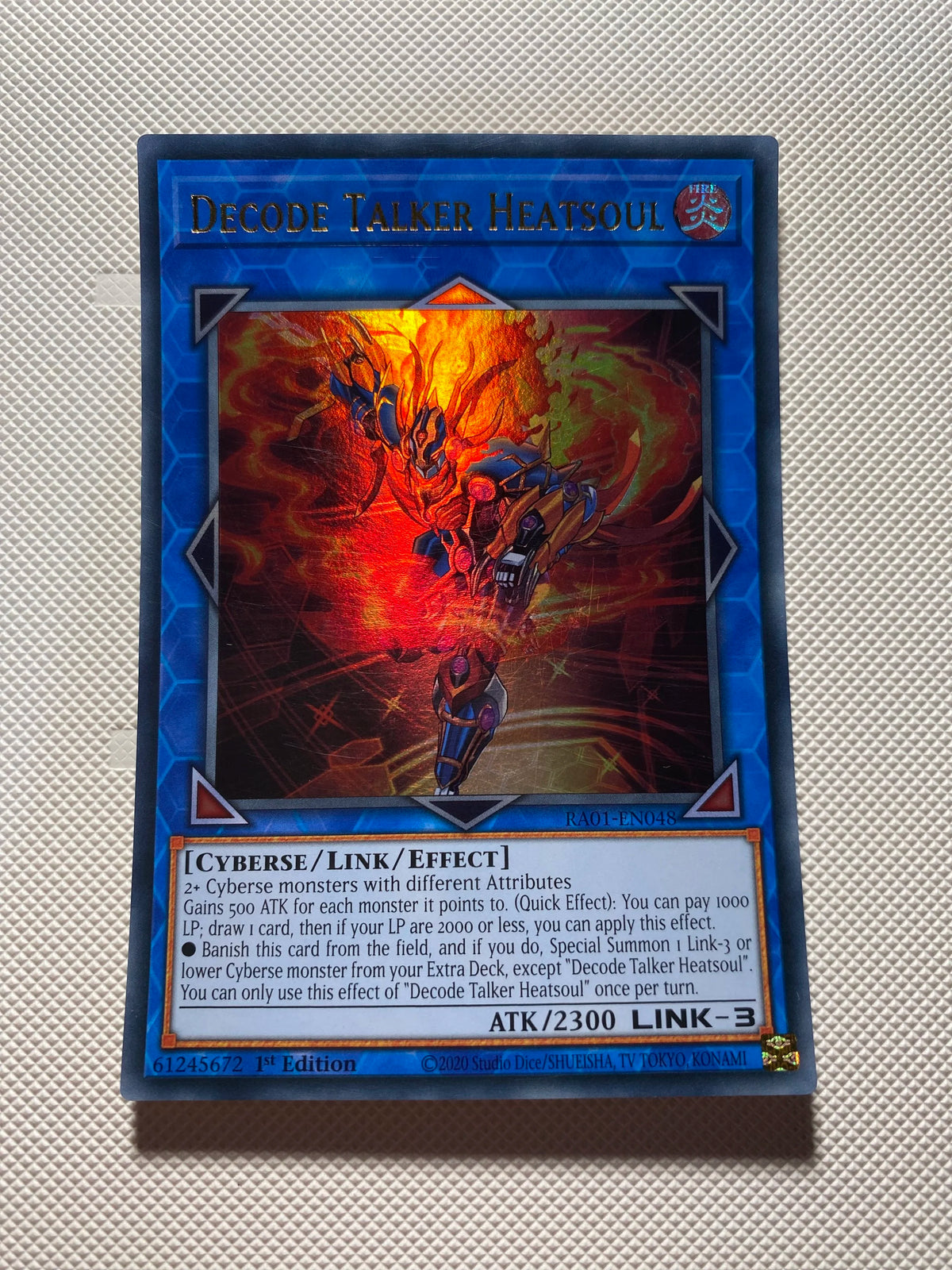 Decode Talker Heatsoul Ultra Rare Near Mint