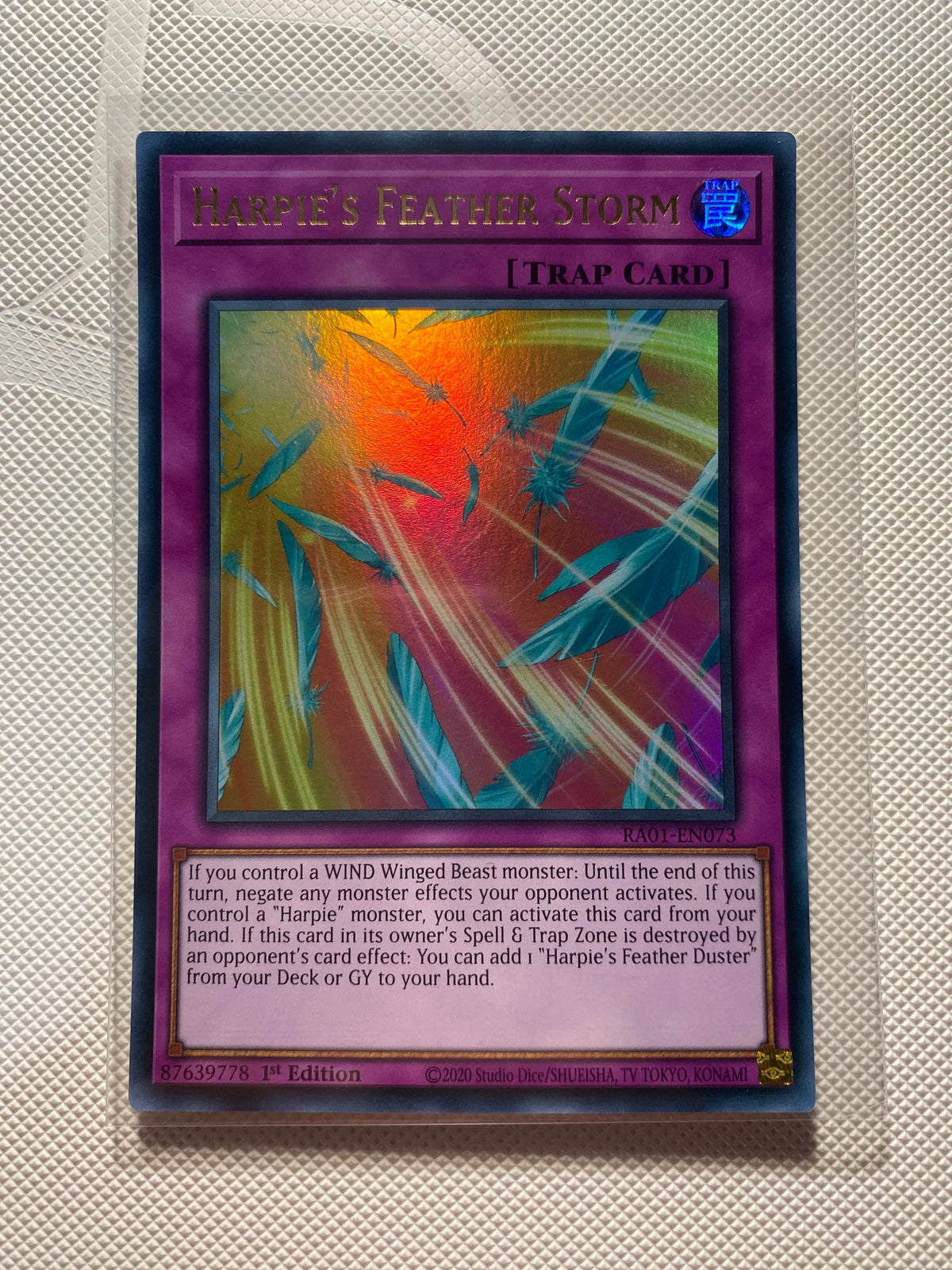 Harpie's Feather Storm Ultra Rare Near Mint