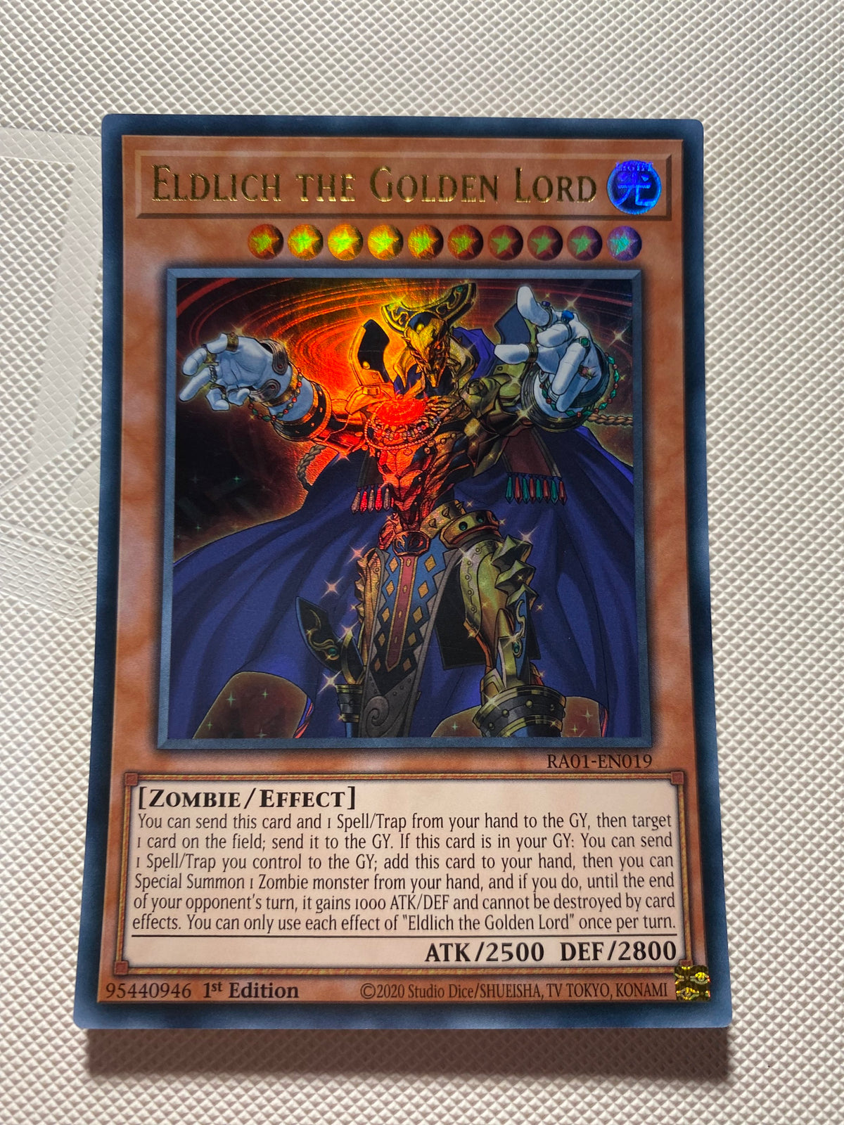 Eldlich THE Golden Lord Ultra Rare Near Mint