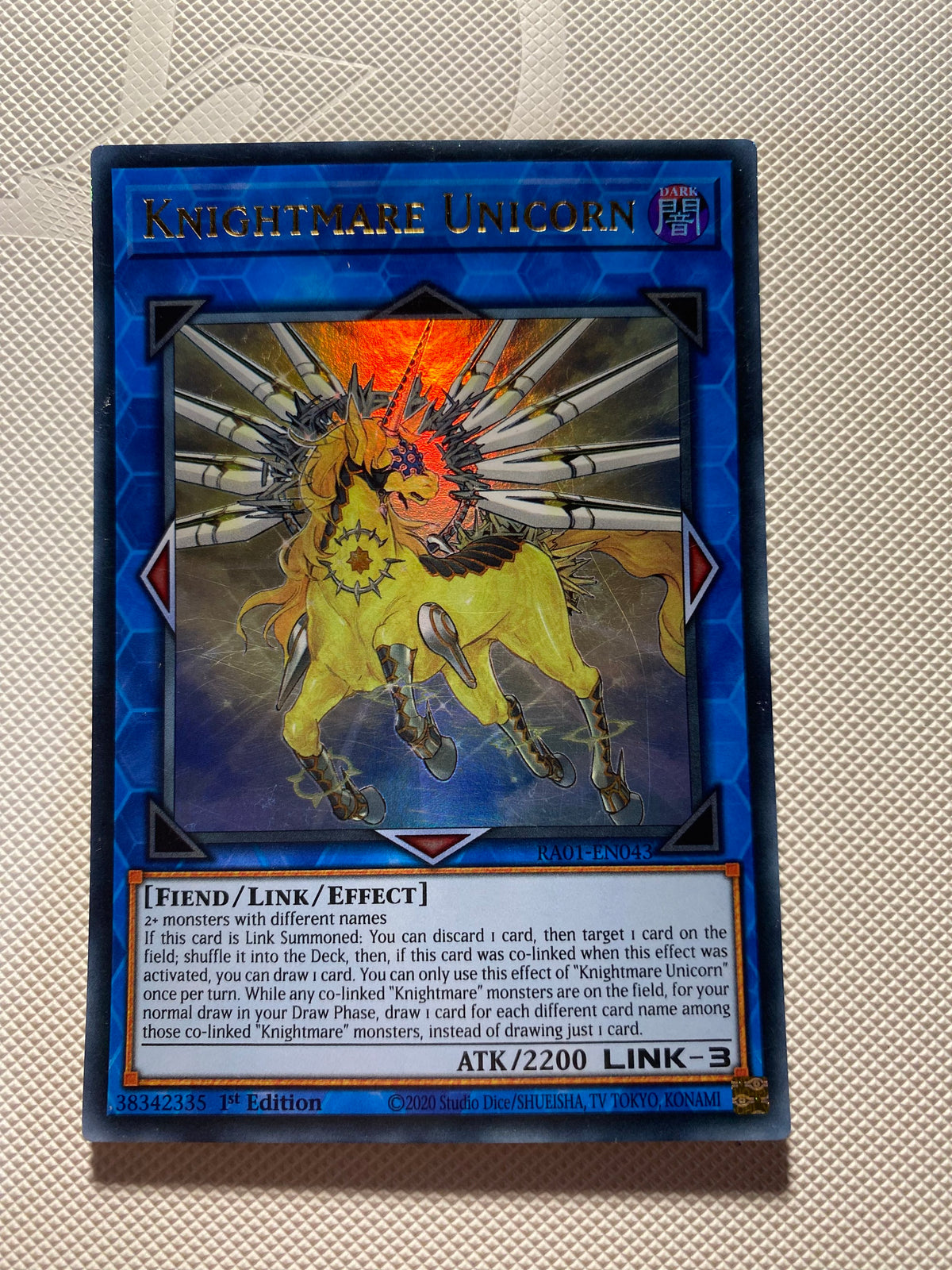 Knightmare Unicorn Ultra Rare Near Mint