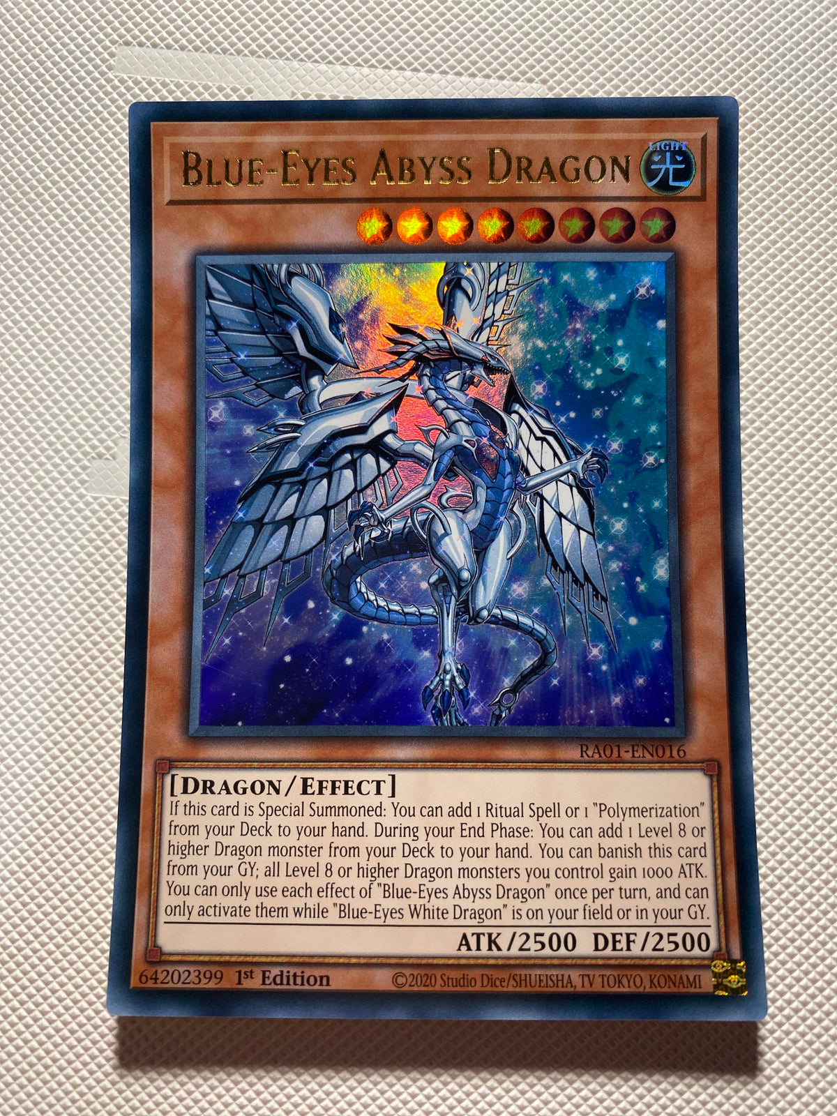 Blue-eyes Abyss Dragon Ultra Rare Near Mint
