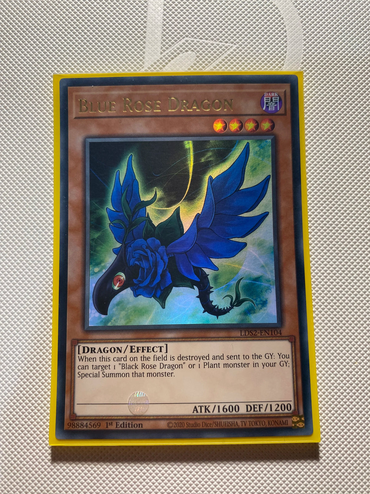 Blue Rose Dragon Ultra Rare Near Mint
