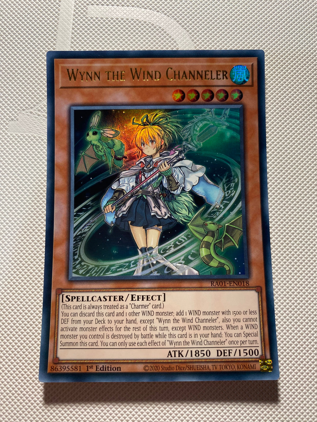 Wynn THE Wind Channeler Ultra Rare Near Mint