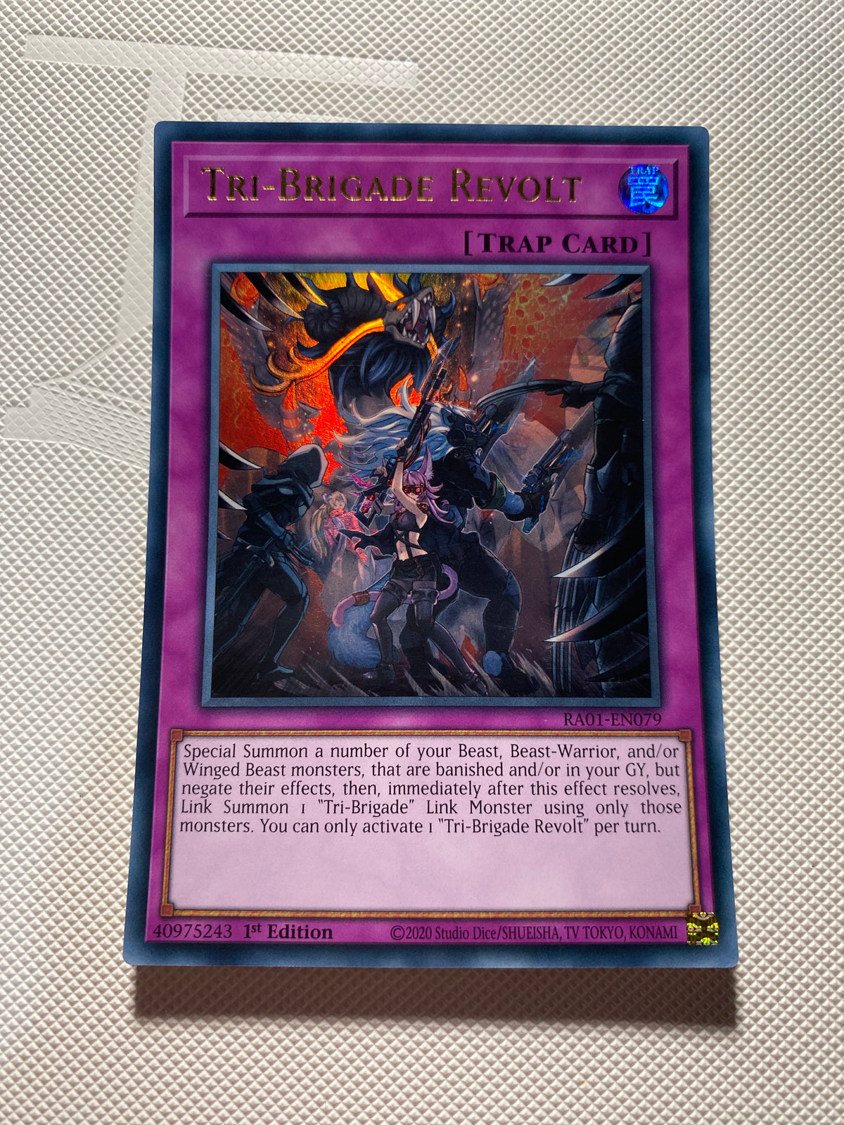 Tri-brigade Revolt Ultra Rare Near Mint