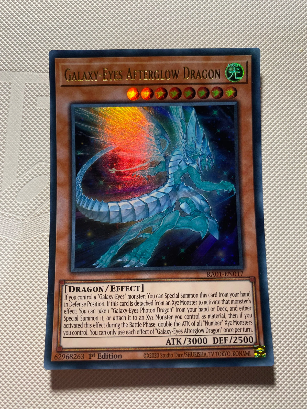 Galaxy-eyes Afterglow Dragon Ultra Rare Near Mint