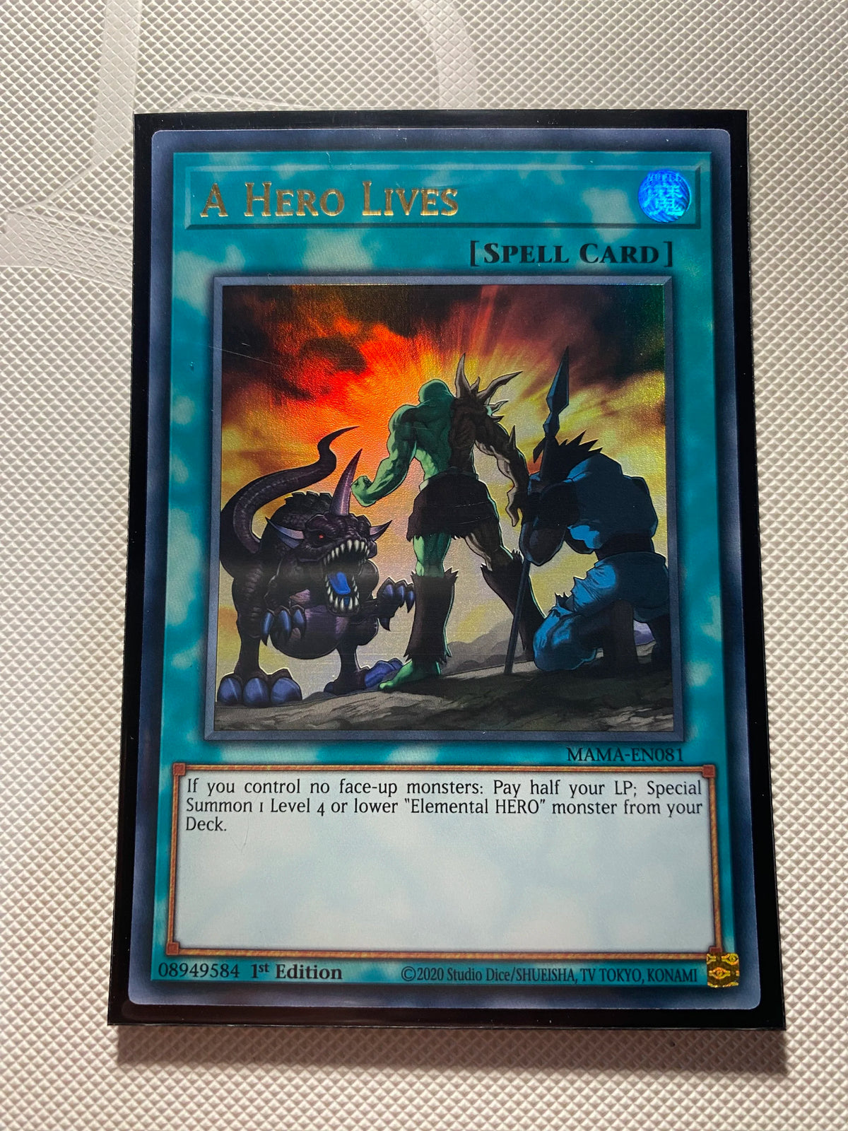A Hero Lives Ultra Rare Near Mint