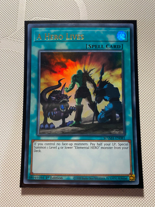 A Hero Lives Ultra Rare Near Mint
