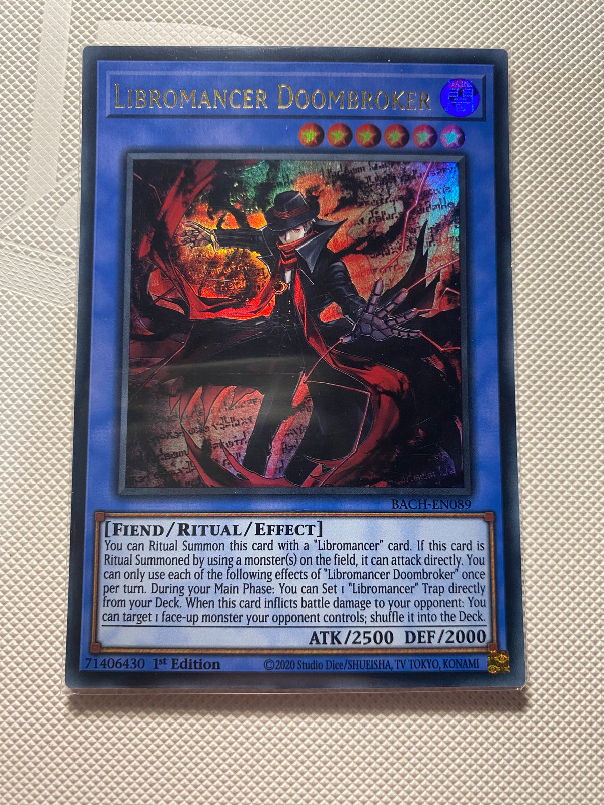 Libromancer Doombroker Ultra Rare Near Mint