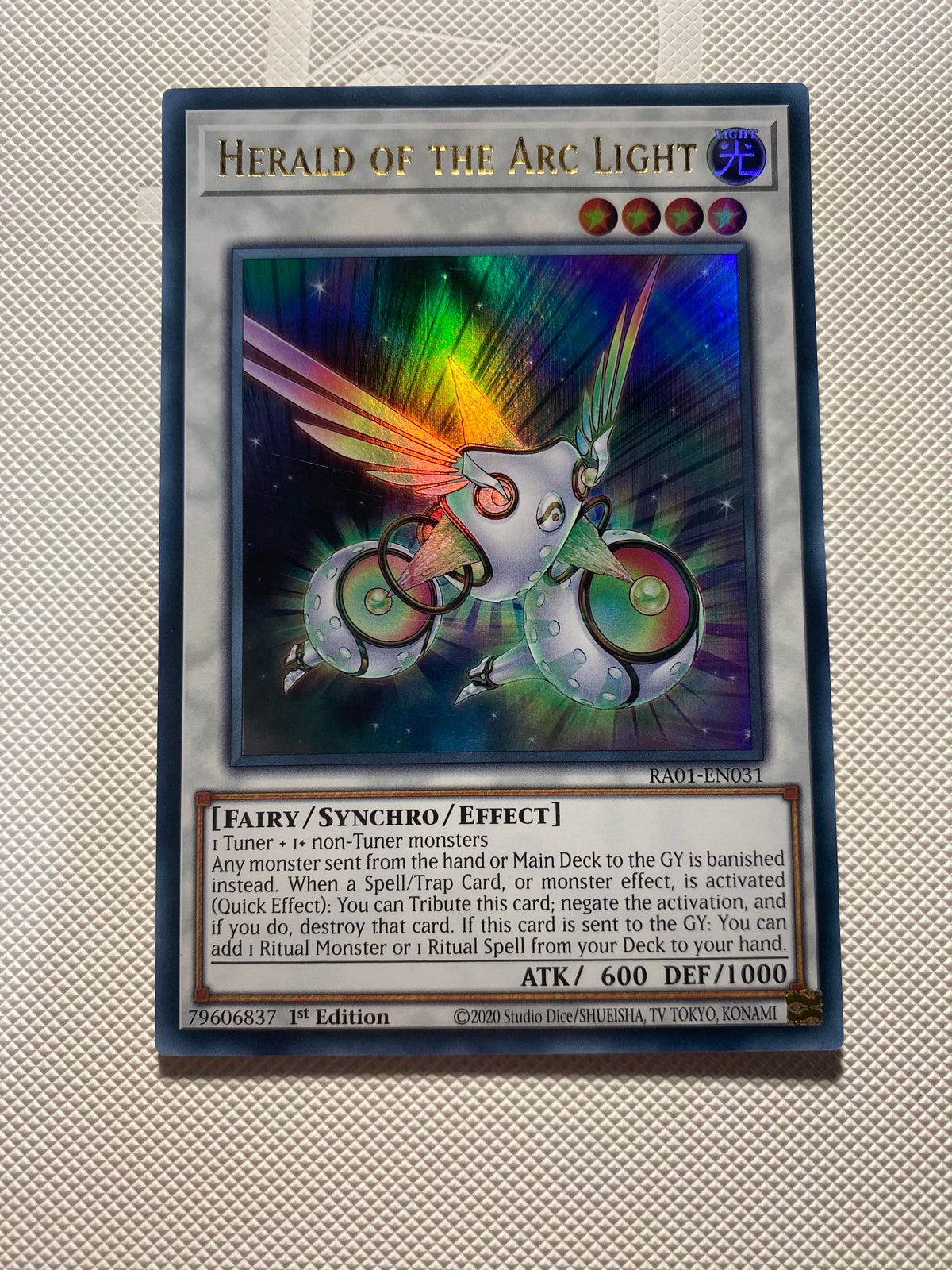 Herald OF THE ARC Light Ultra Rare Near Mint