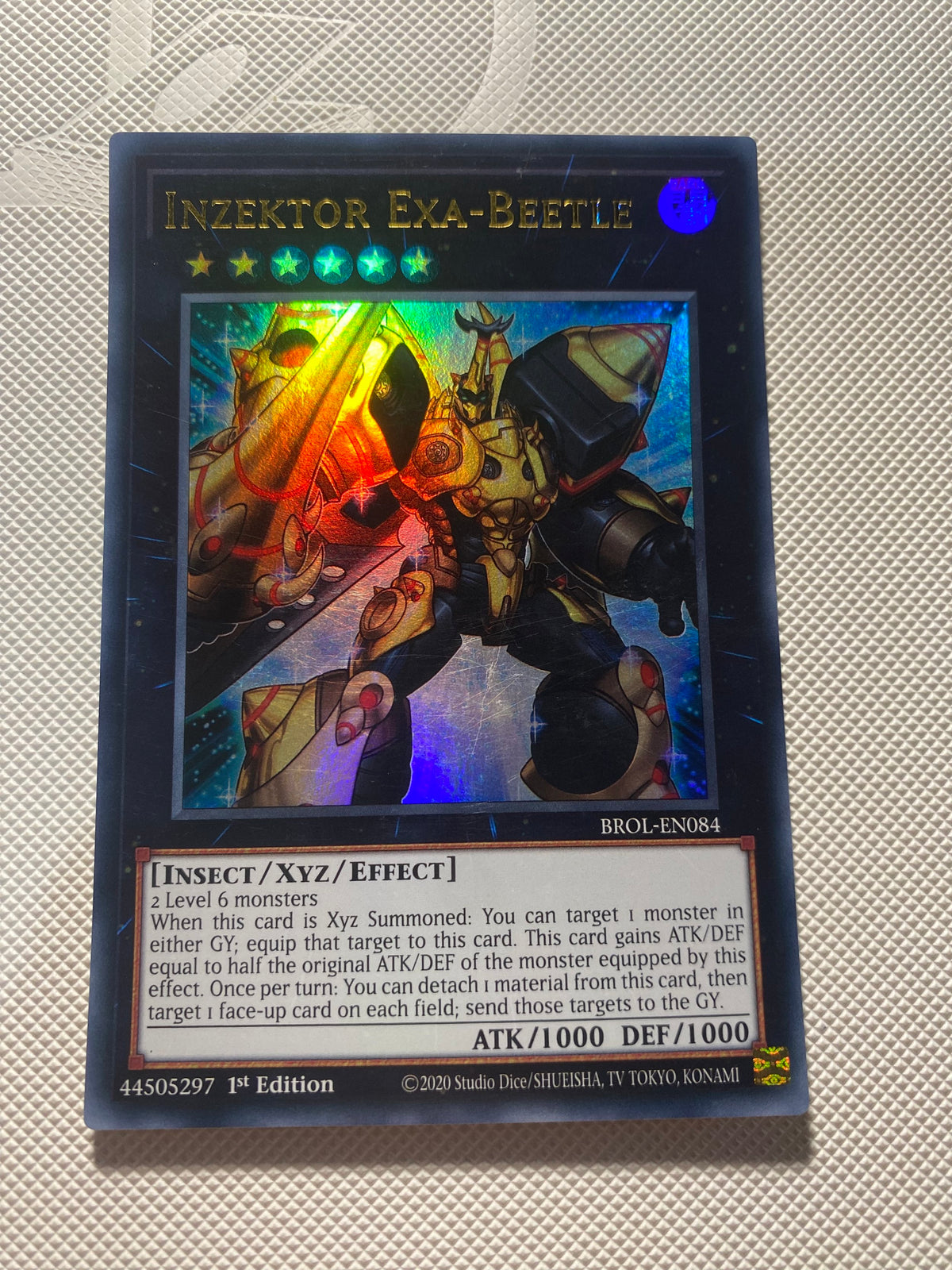 Inzektor Exa-beetle Ultra Rare Near Mint