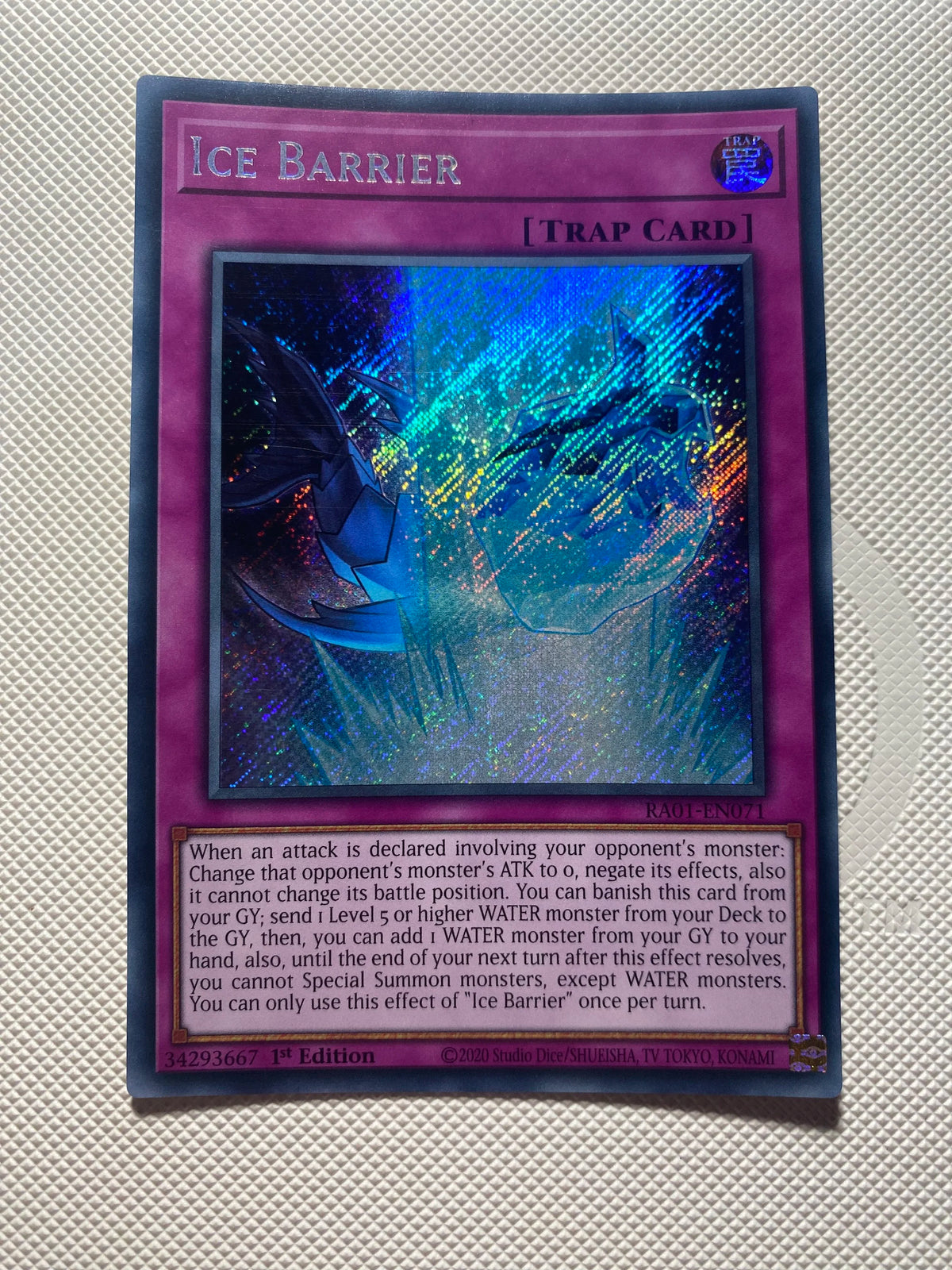 ICE Barrier Secret Rare Near Mint