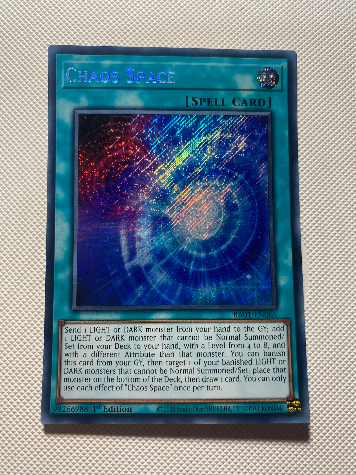 Chaos Space Secret Rare Near Mint