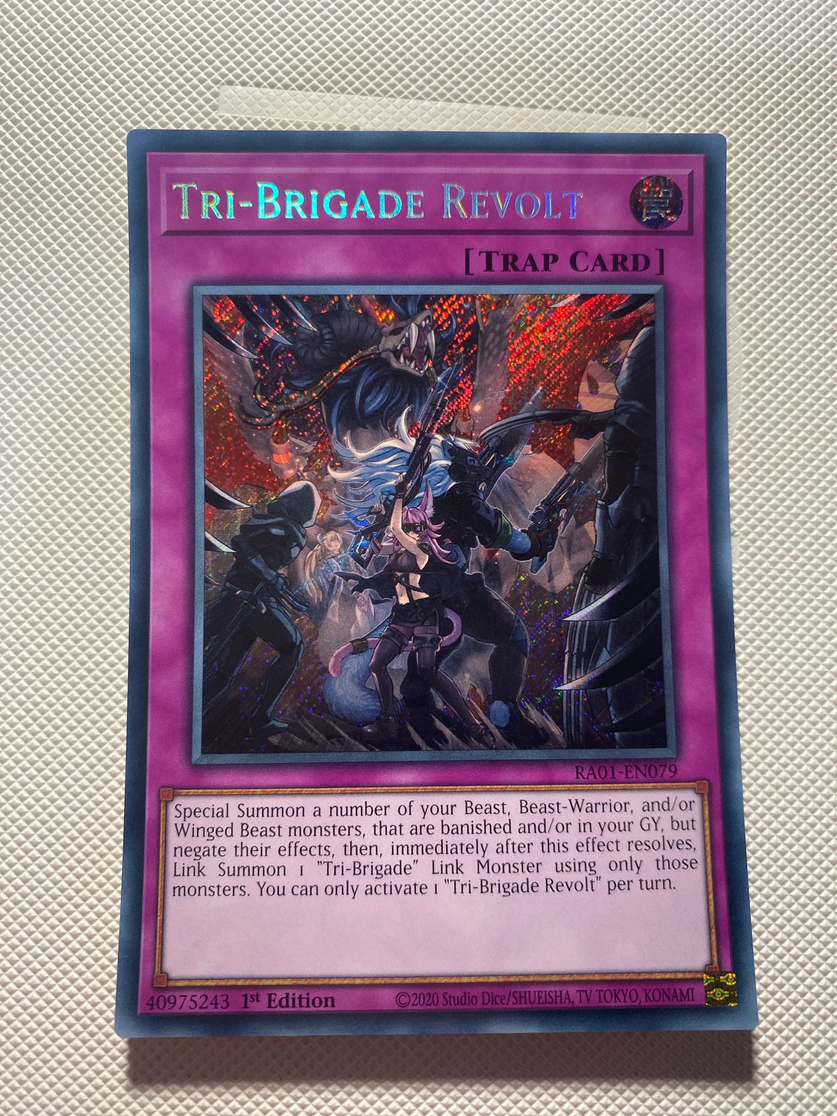 Tri-brigade Revolt Secret Rare Near Mint