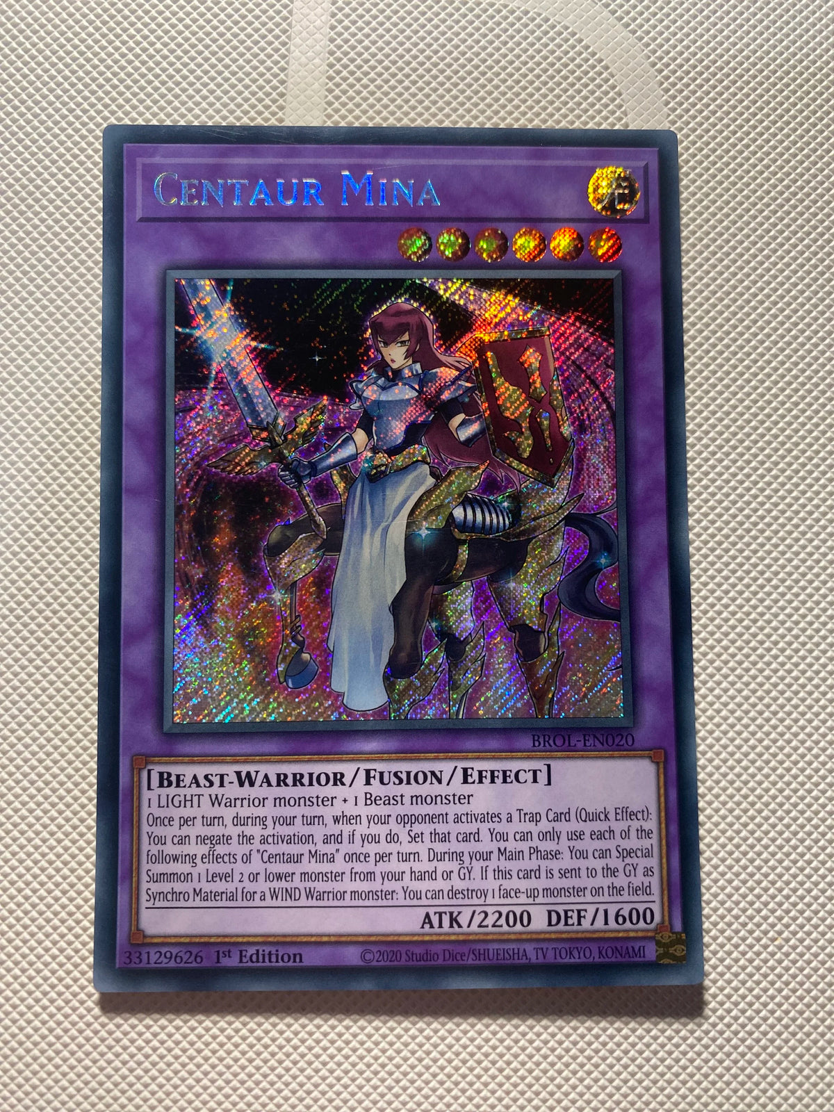 Centaur Mina Secret Rare Near Mint