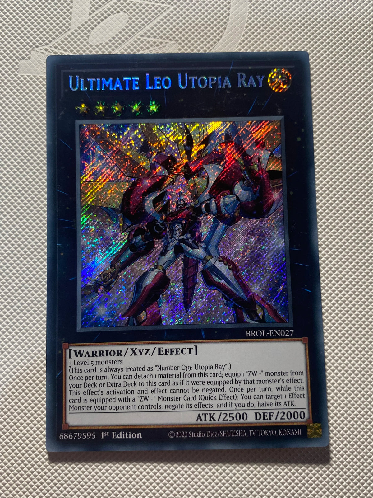 Ultimate LEO Utopia RAY Secret Rare Near Mint