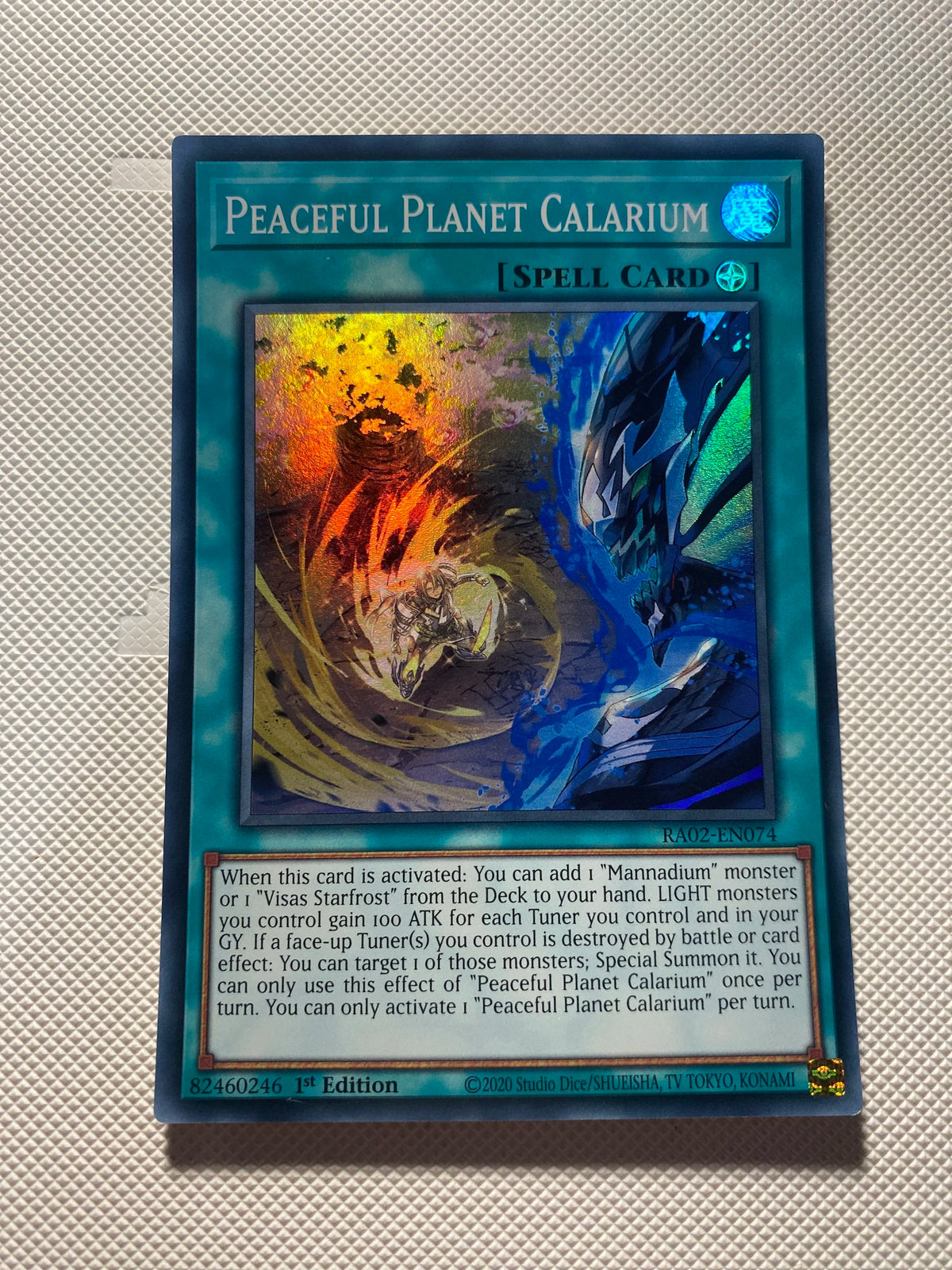 Peaceful Planet Calarium Super Rare Near Mint
