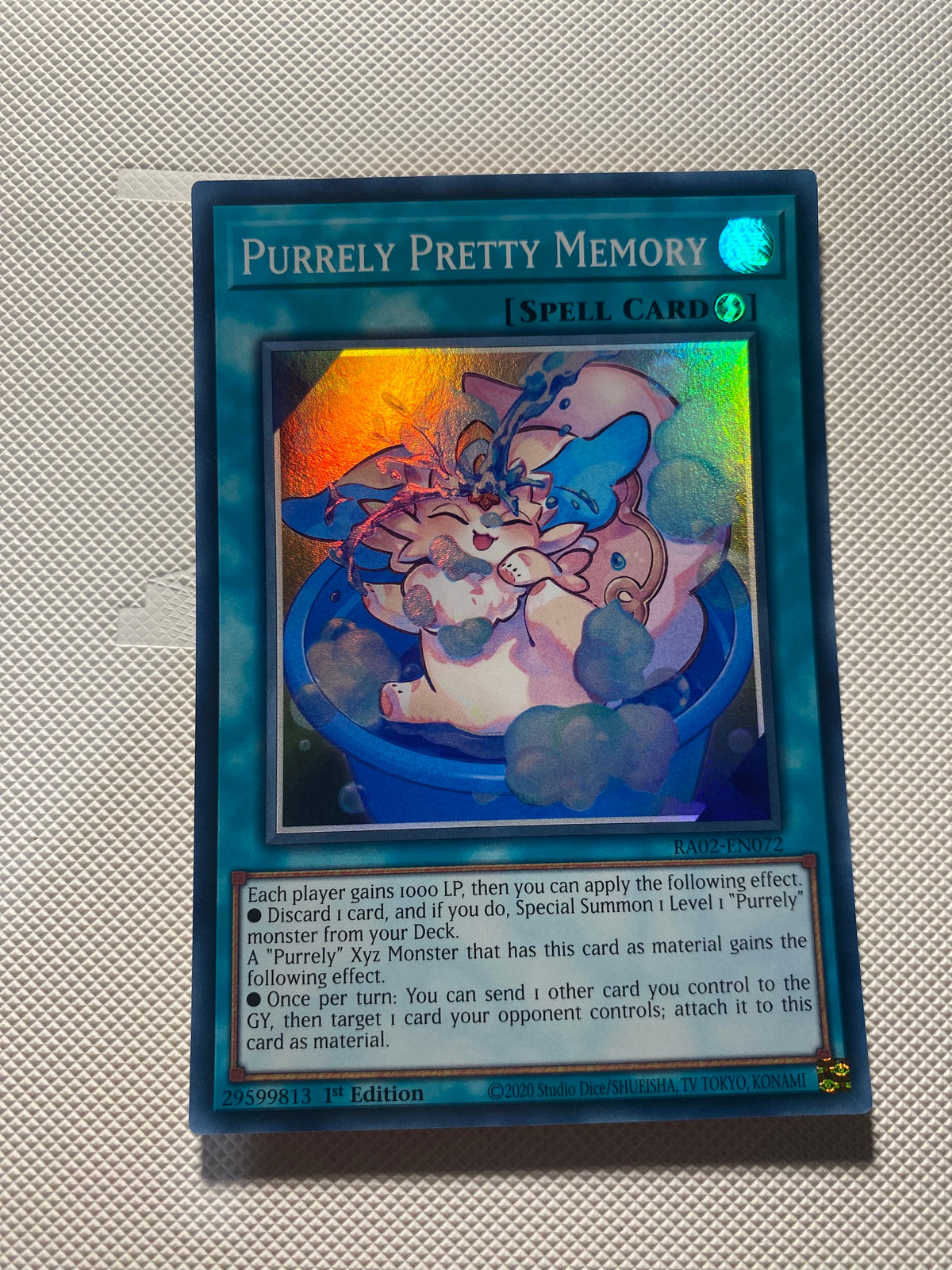 Purrely Pretty Memory Super Rare Near Mint