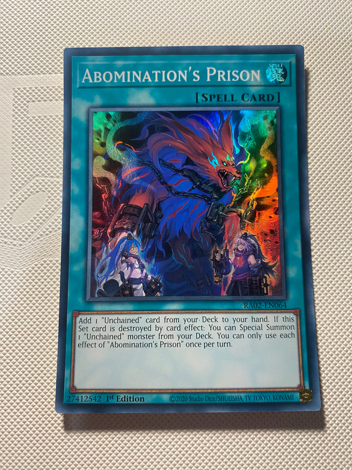 Abomination's Prison Super Rare Near Mint