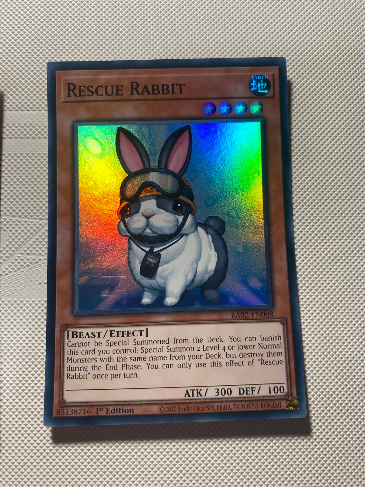 Rescue Rabbit Super Rare Near Mint