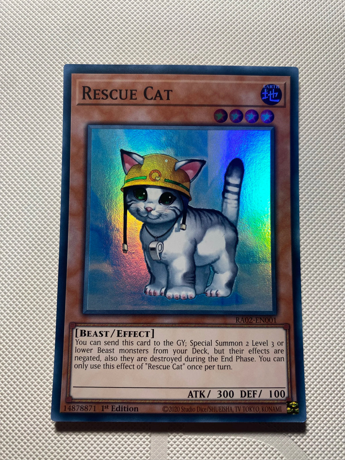 Rescue CAT Super Rare Near Mint