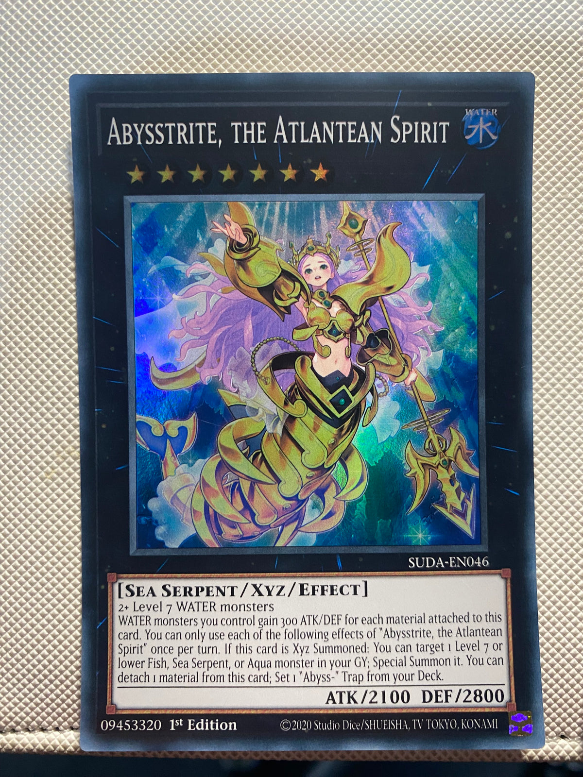 Abysstrite, THE Atlantean Spirit Super Rare Near Mint