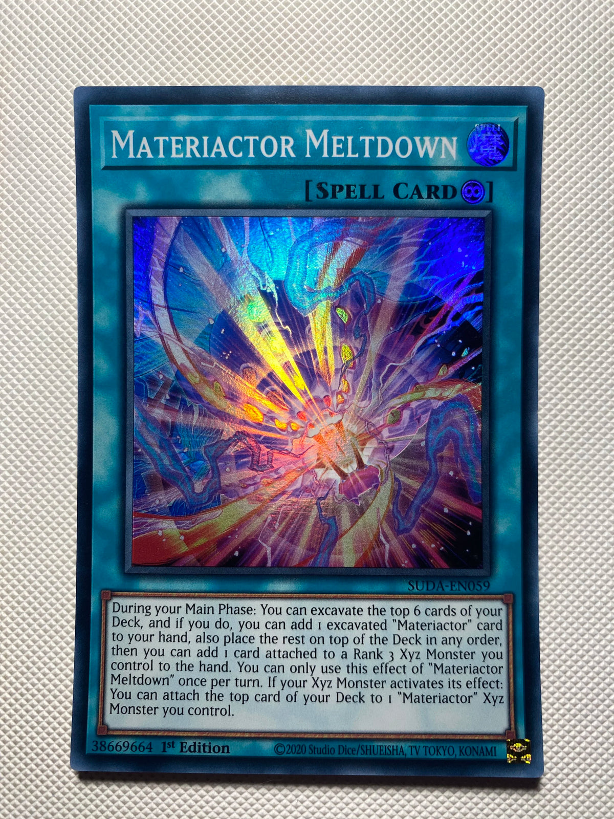 Materiactor Meltdown Super Rare Near Mint