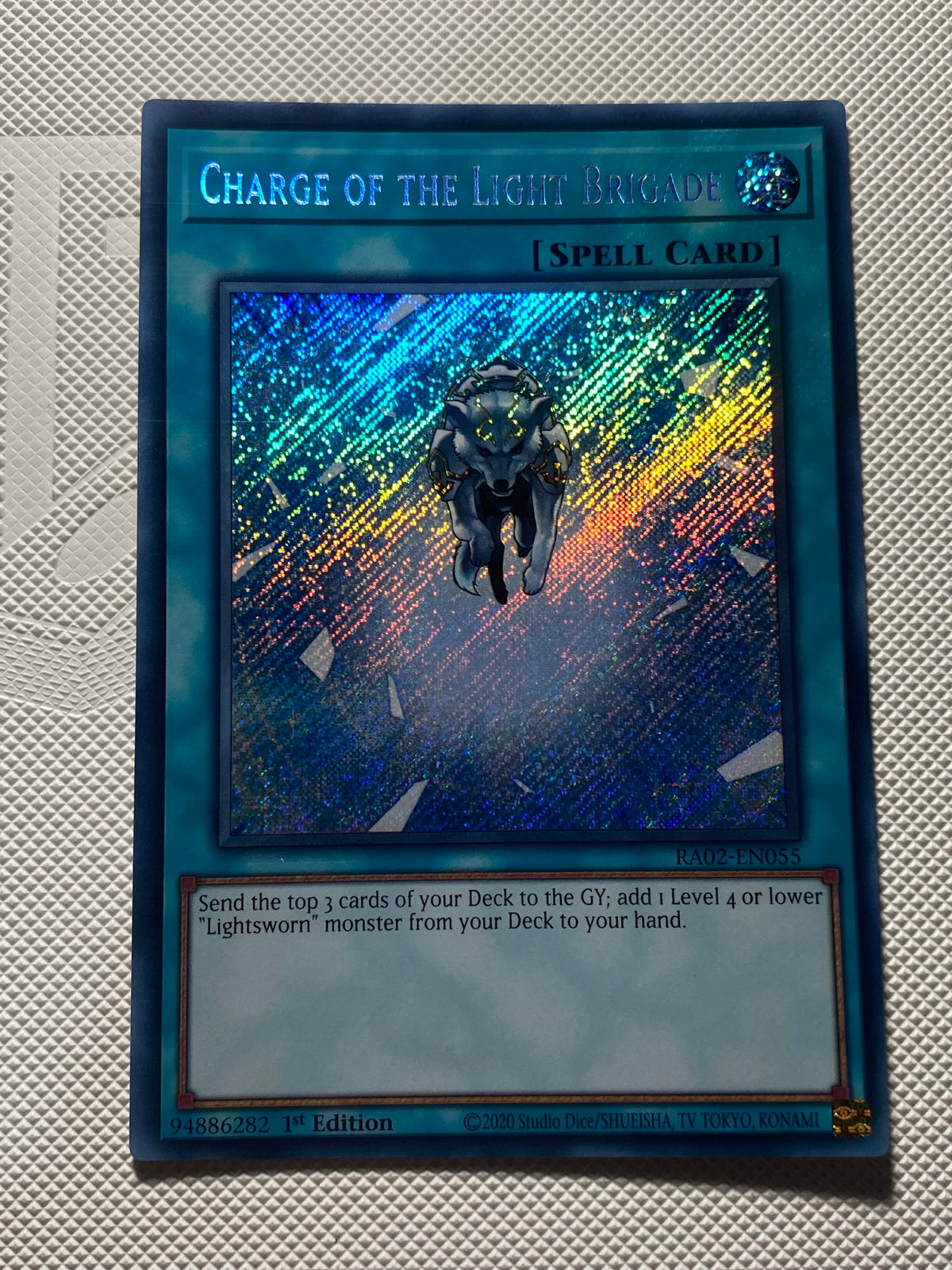 Charge OF THE Light Brigade Secret Rare Near Mint