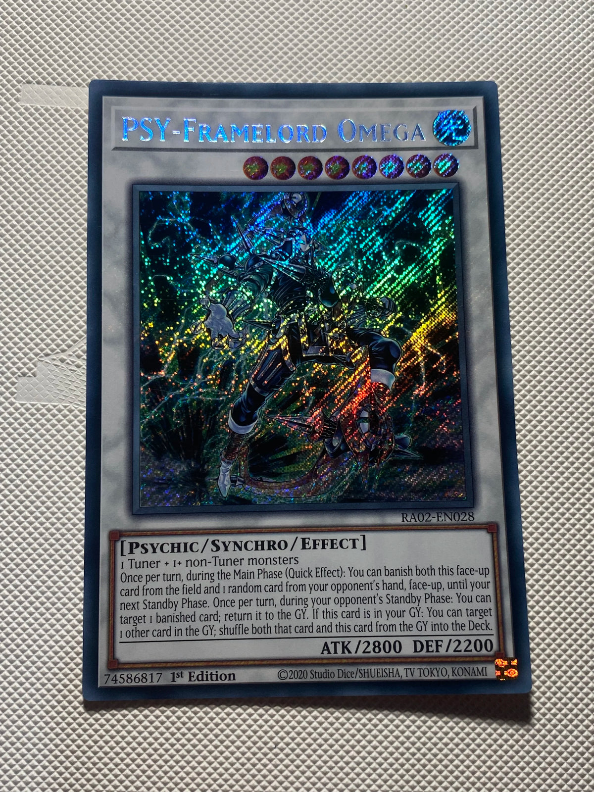 Psy-framelord Omega Secret Rare Near Mint