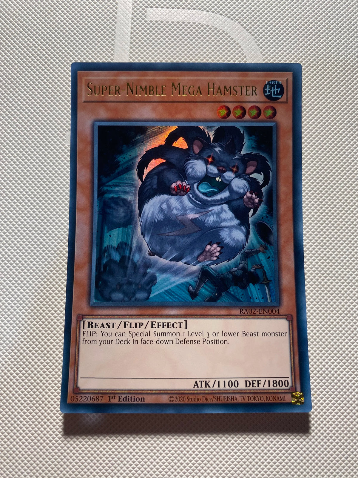 Super-nimble Mega Hamster Ultra Rare Near Mint