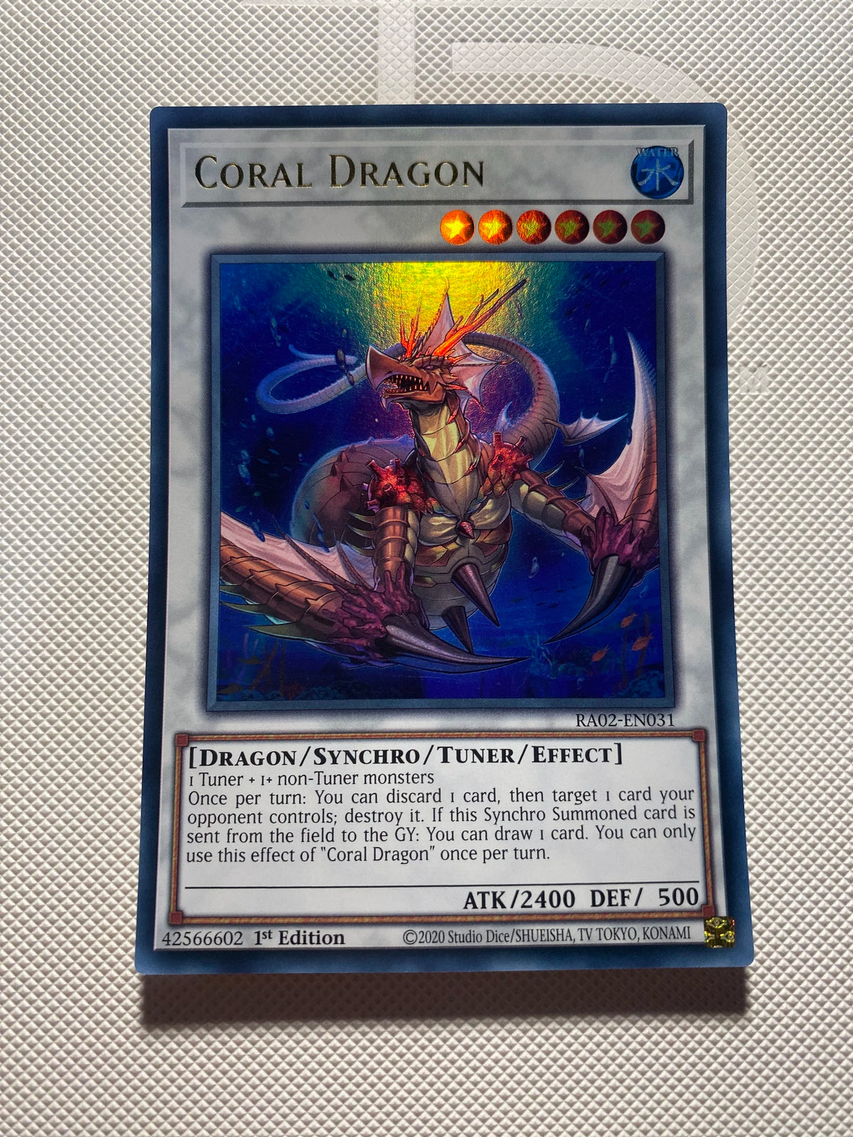 Coral Dragon Ultra Rare Near Mint